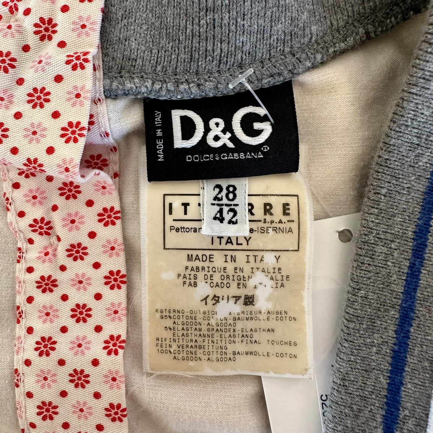 D&G Dolce & Gabbana Pink & Green Sporty Logo Tank Top