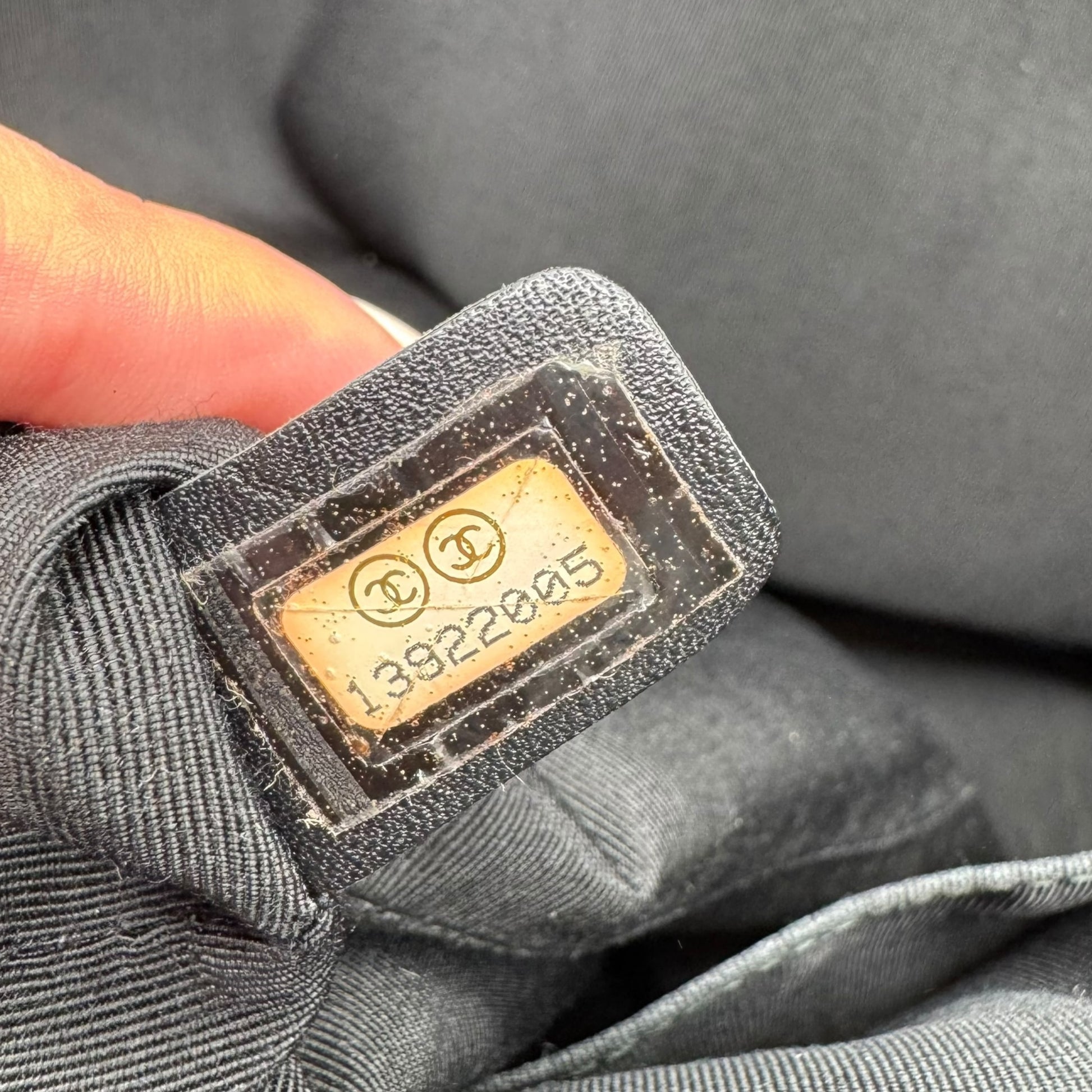 Chanel Black Patent Matelasse Quilted Leather Chain Strap Tote Bag 2009-10 - Outfit Repeater