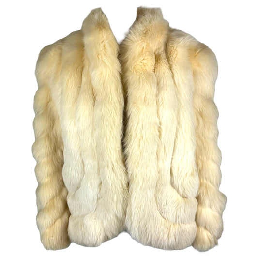 Vintage Saga Fox Ivory Fur Coat