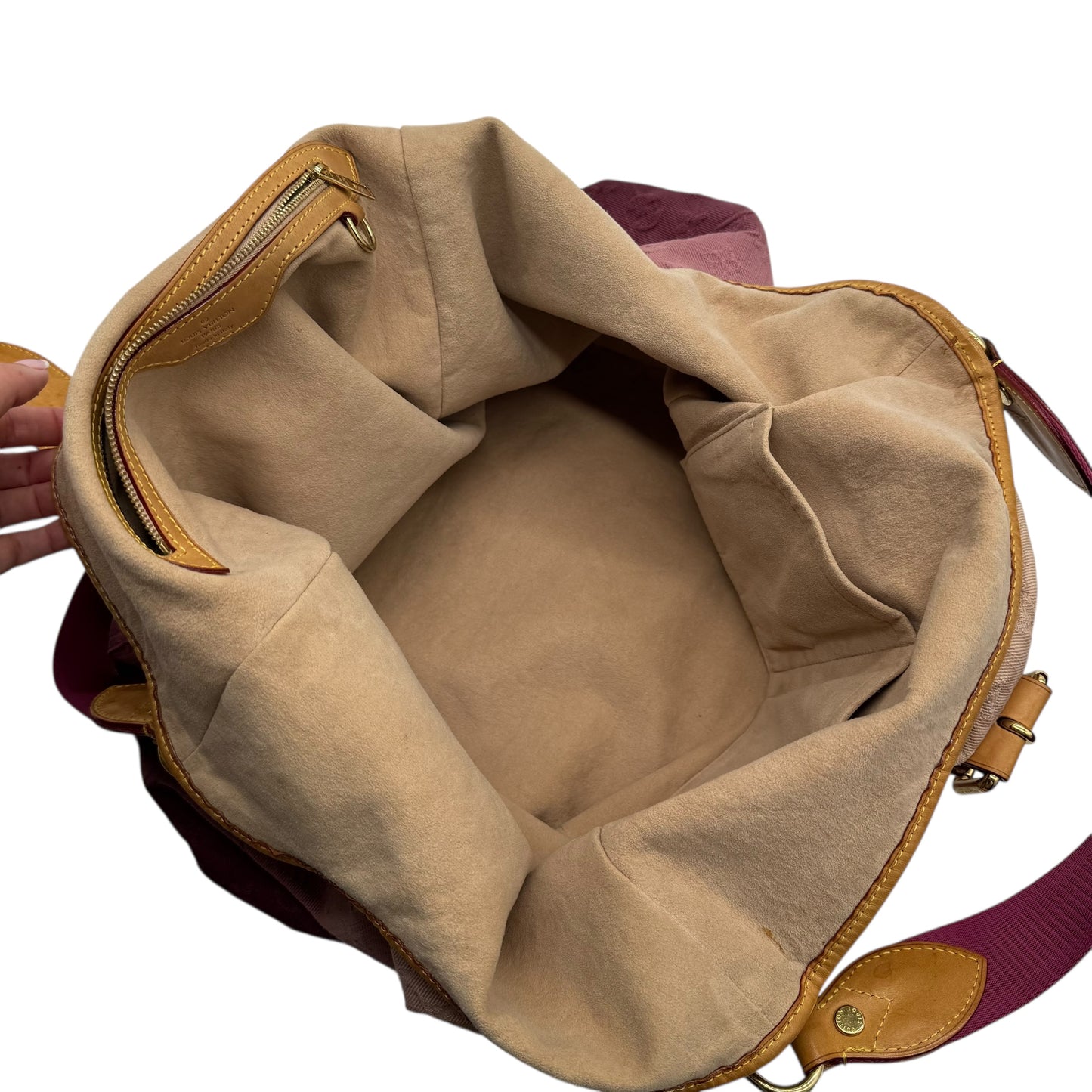 Louis Vuitton Pink Ombre Denim Sunbeam Hobo Tote Bag - Outfit Repeater