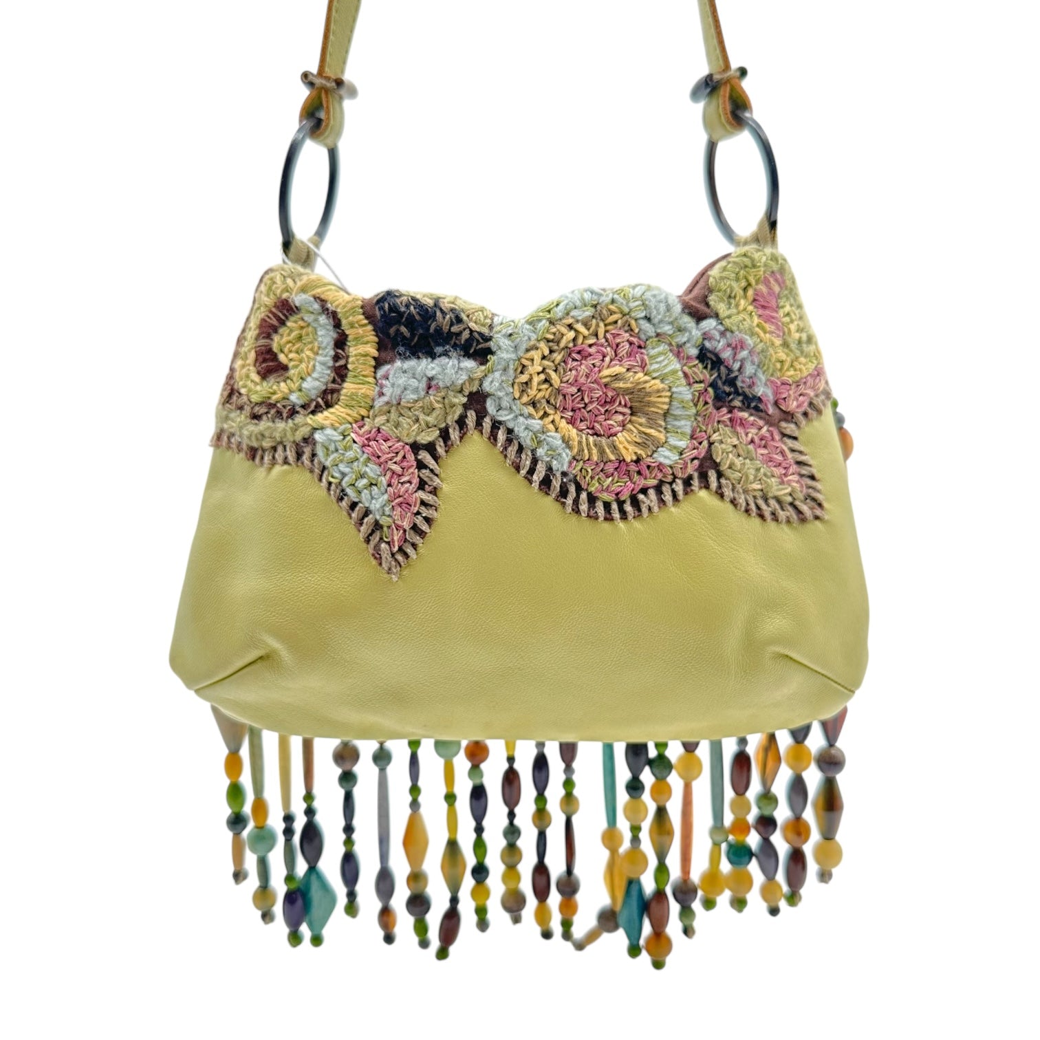 Jamin Puech Beaded Fringe Bag Multicolor Fabric