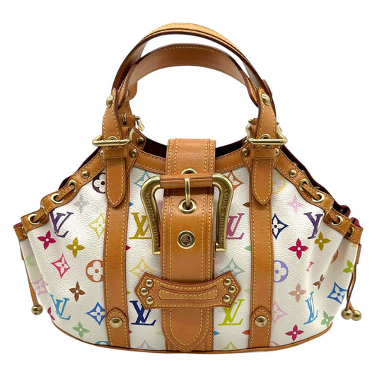 Louis Vuitton White Murakami Multicolor Theda GM Bag RARE