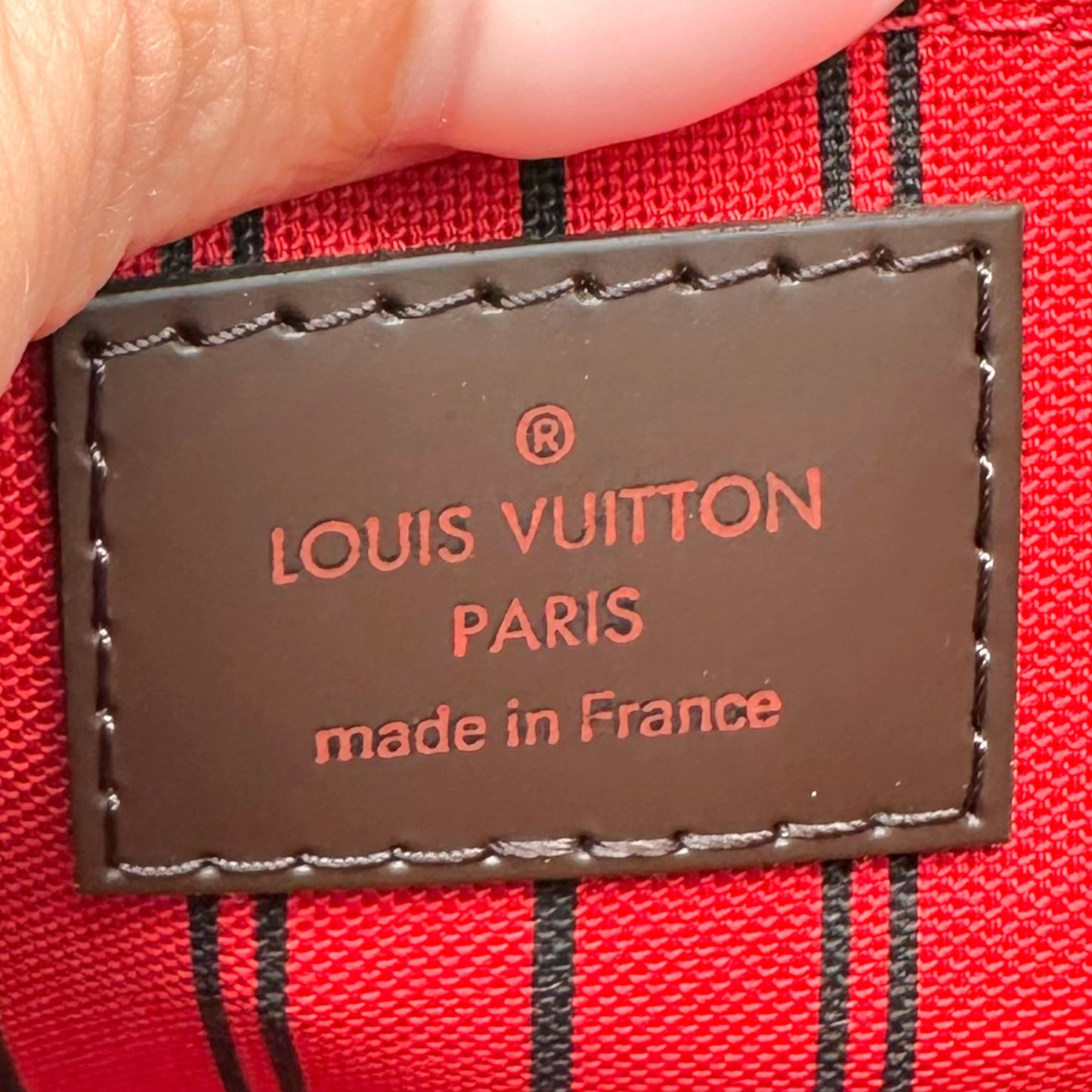 Louis Vuitton Damier Ebene Flat Clutch Pouch