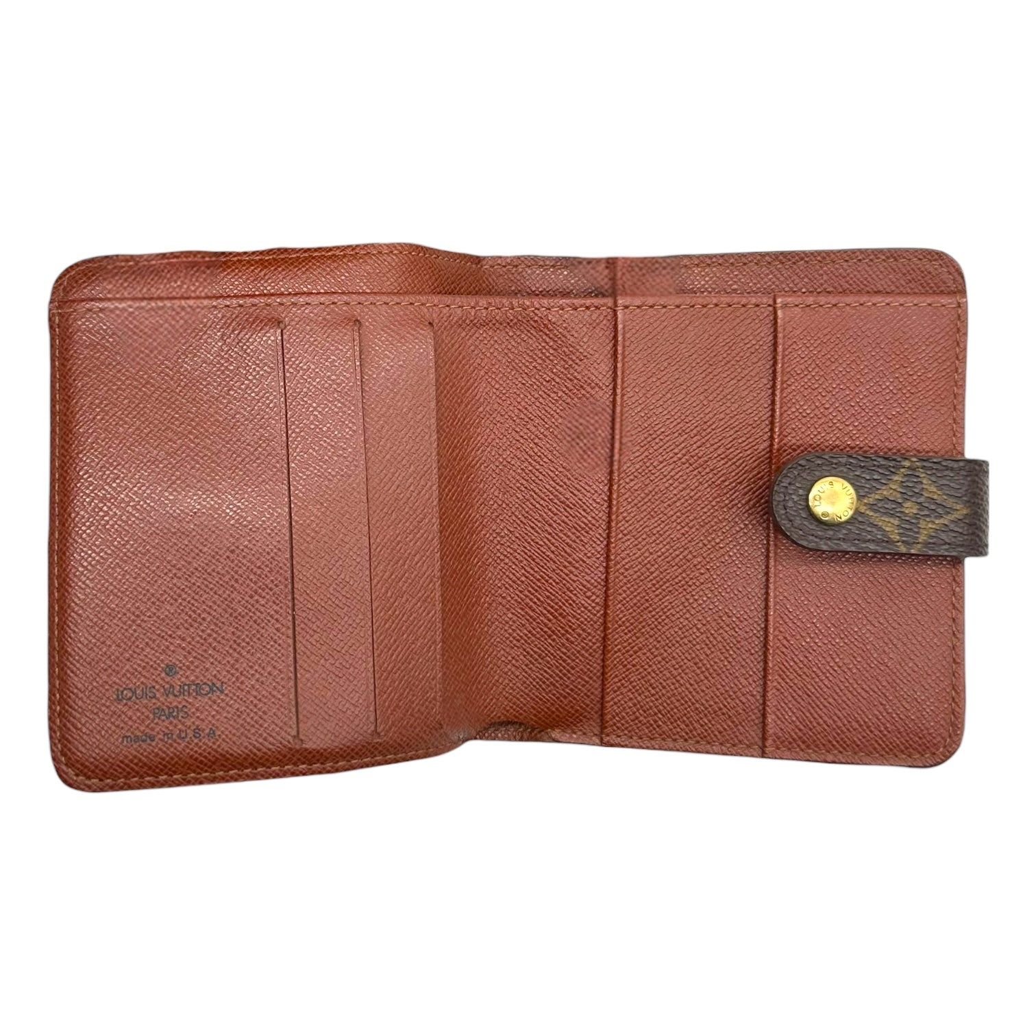 Louis Vuitton Classic Monogram Zippered Snap Bi-Fold Wallet - Outfit Repeater