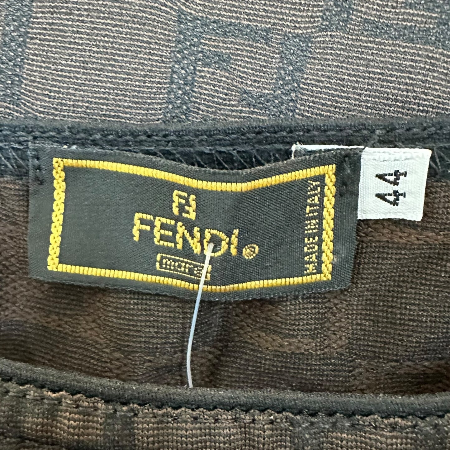 Fendi Brown & Black Zucchino Tank Top