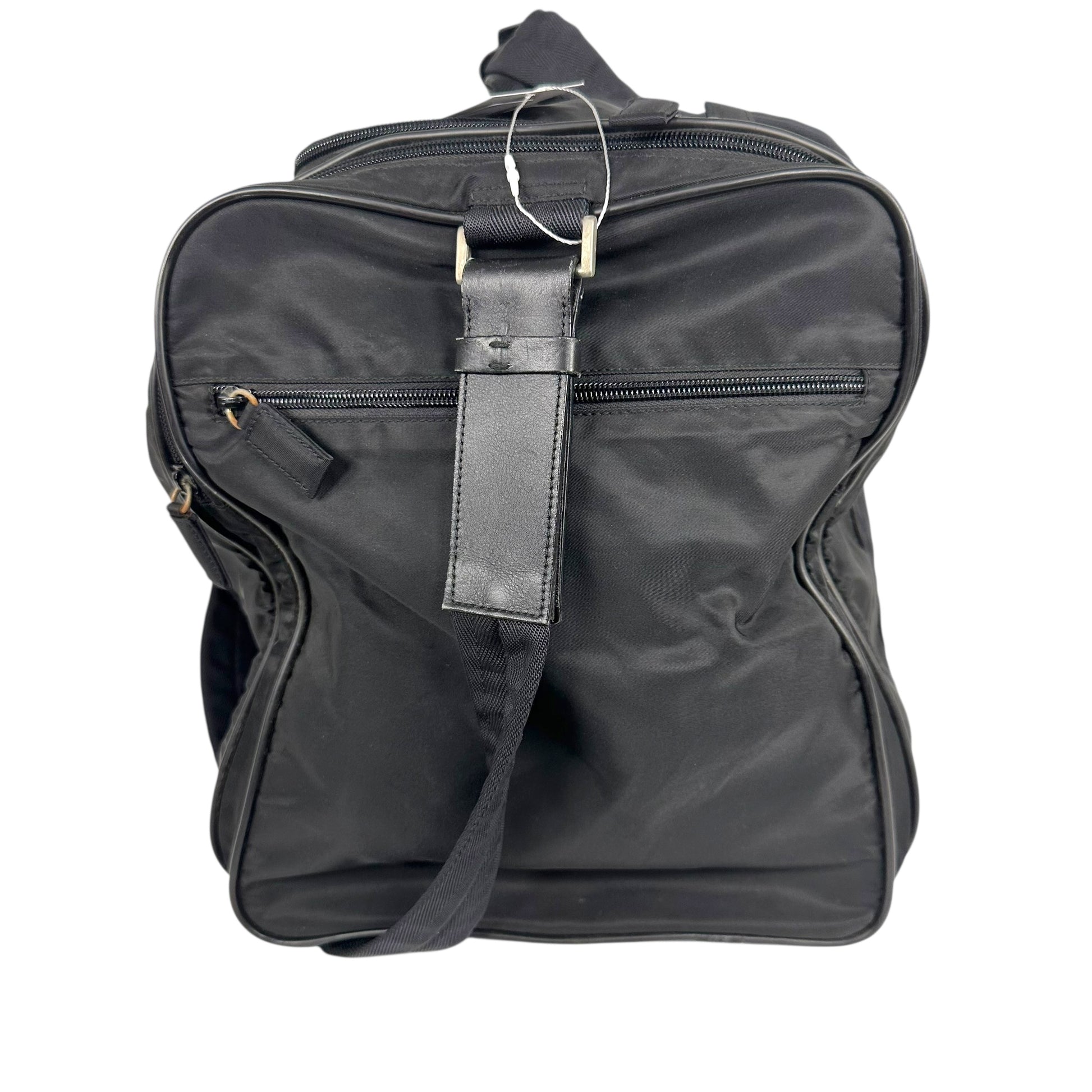 Prada Black Nylon Weekender 2-Way Duffle Bag - Outfit Repeater