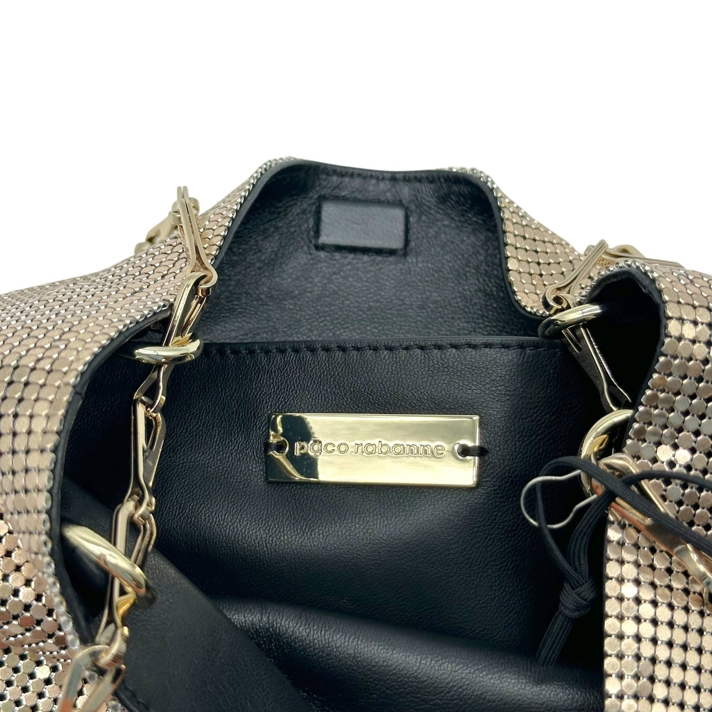 Paco Rabanne Silver Chainmail Mini Bag