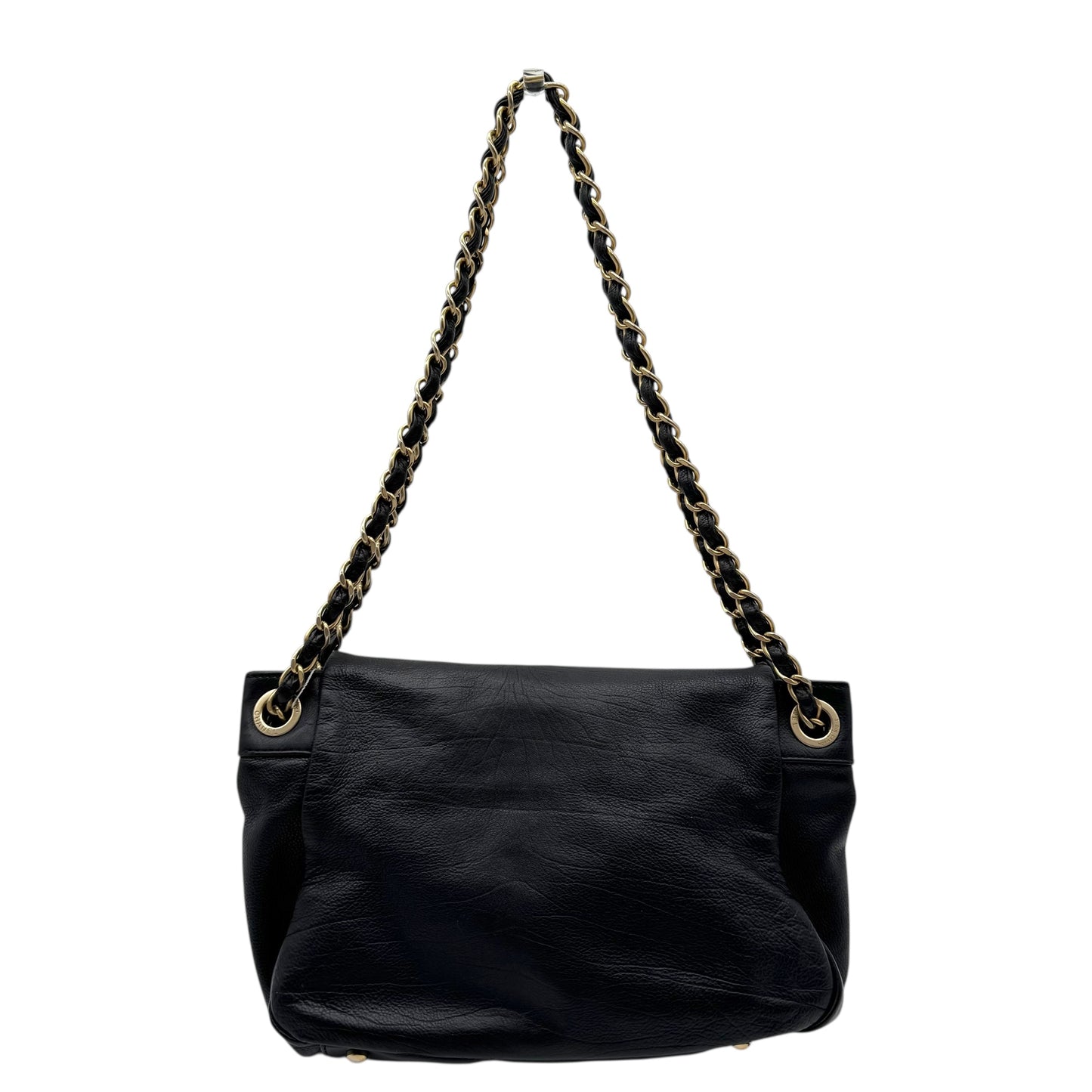 Chanel Black Studded CC Logo Accordion Shoulder Bag 2008-09 - Outfit Repeater