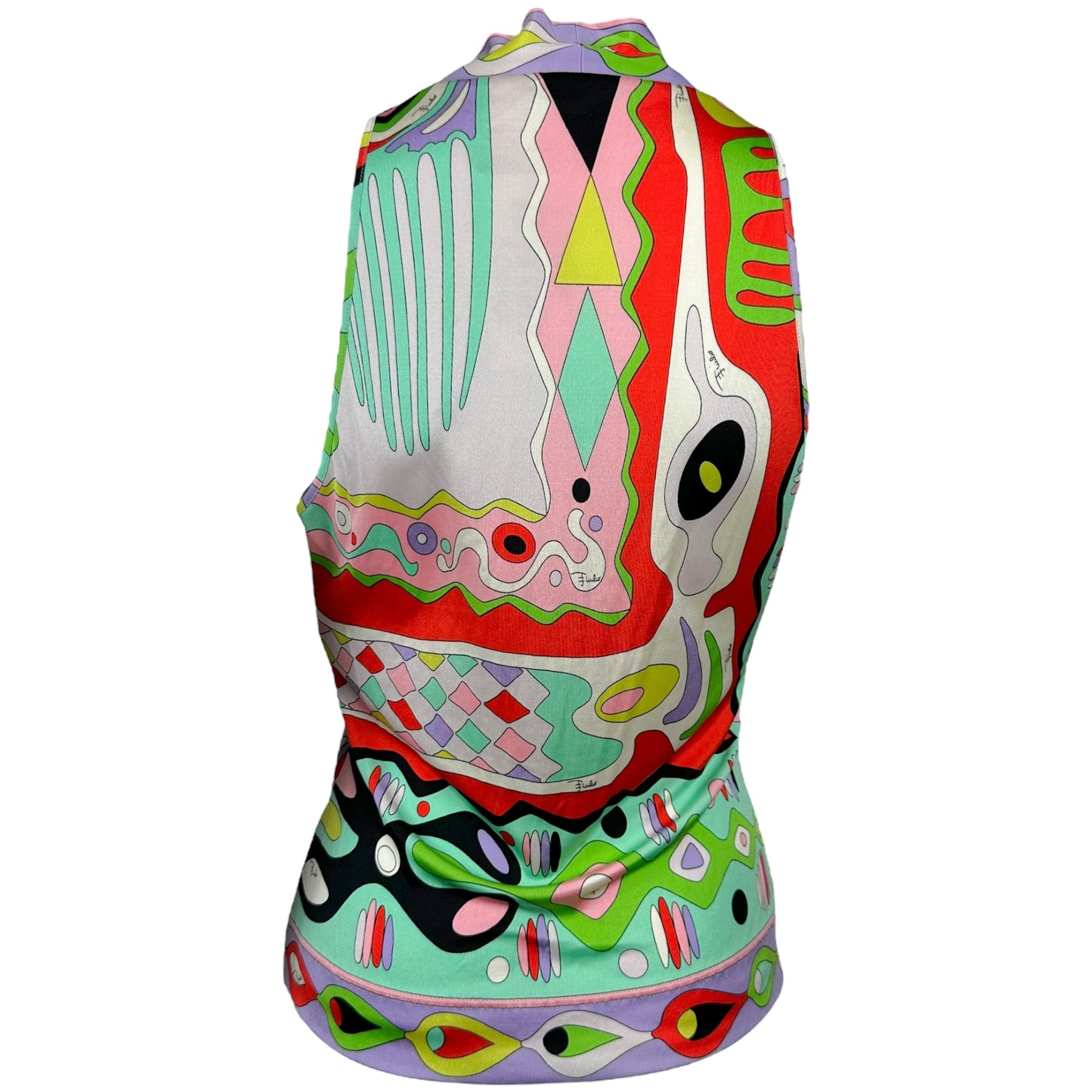 Emilio Pucci Multicolor V-Neck Tank - Outfit Repeater