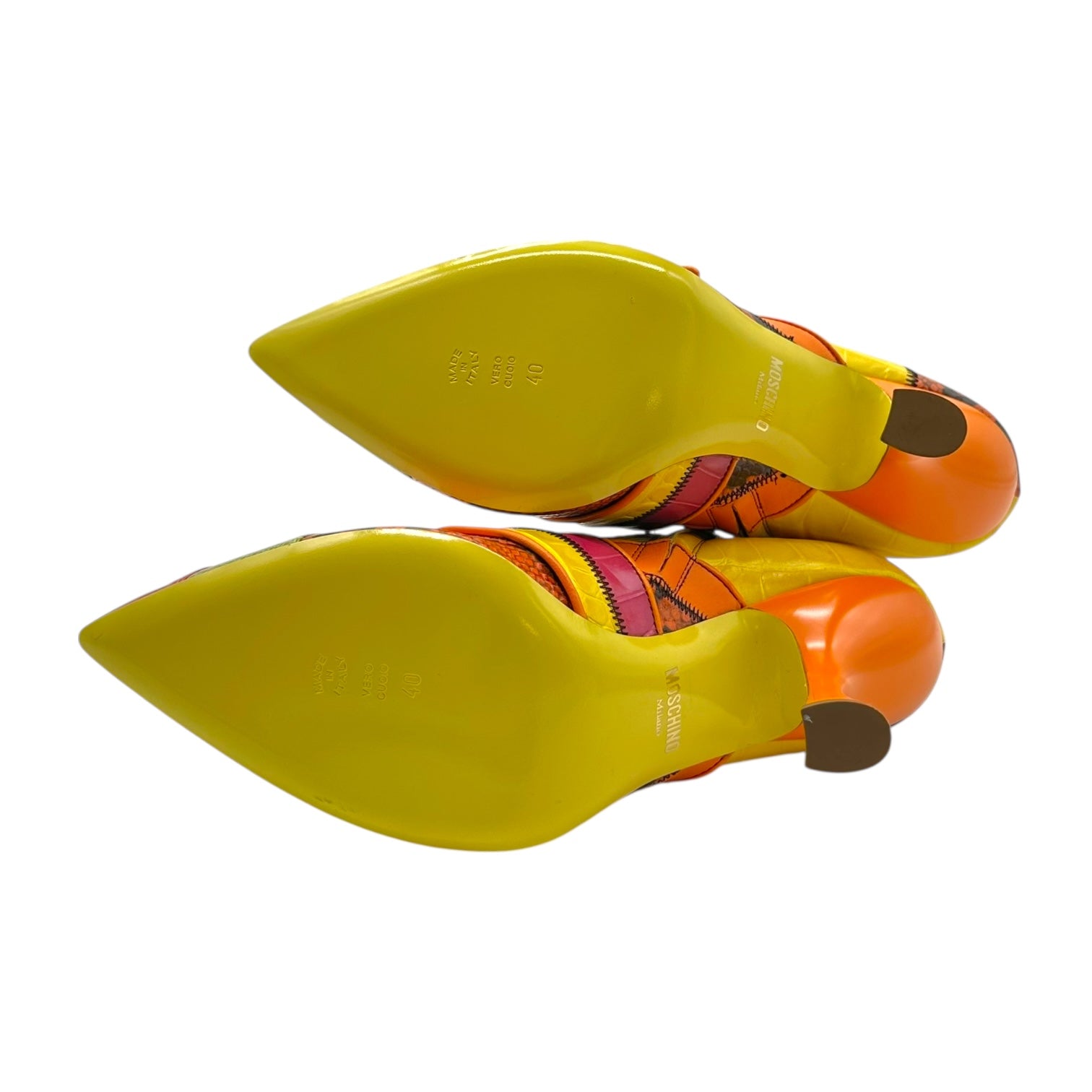 Moschino Multicolor Patchwork Leather Ankle Boots - Outfit Repeater