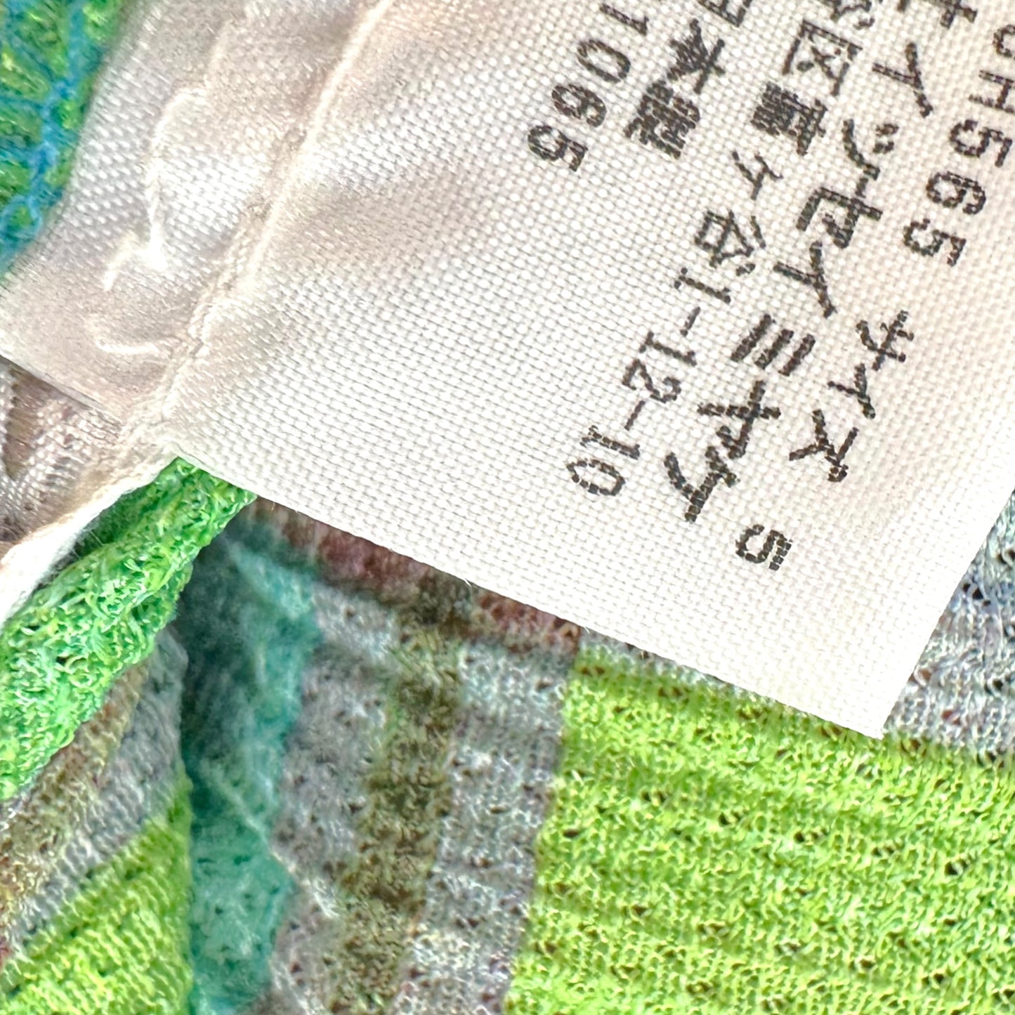 Issey Miyake Pleats Please Blue Green & Red Plaid Print Pleated Maxi Dress Sz 5