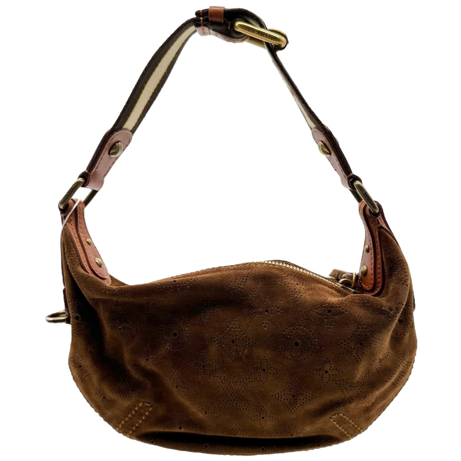 Louis Vuitton Onata PM Suede Perforated Monogram Mini Bag - Outfit Repeater