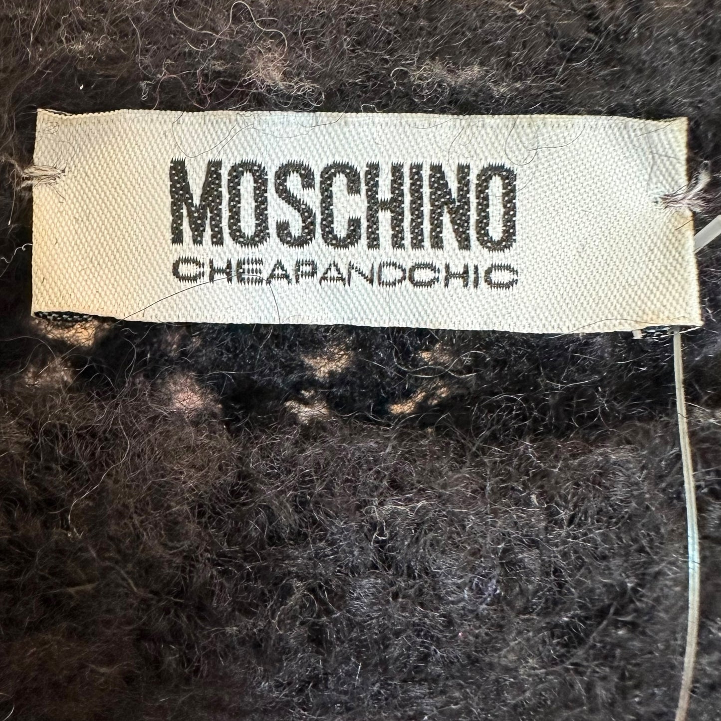 Love Moschino Black Chunky Sweater