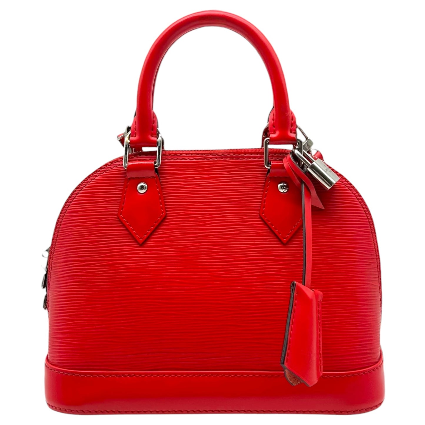 Louis Vuitton Bright Red Epi Alma BB 2-Way Bag