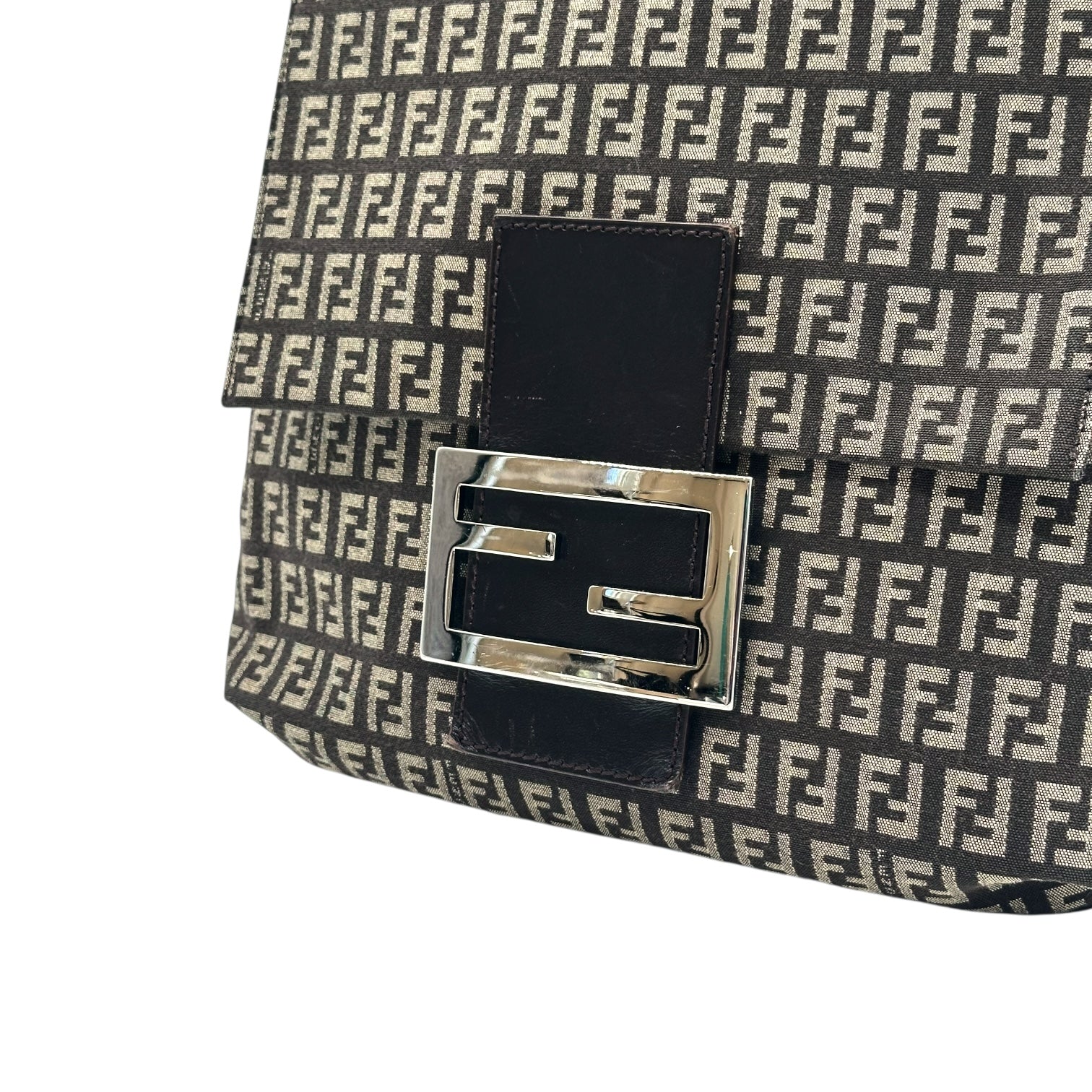 Fendi Brown Zucchino Monogram Oversized Crossbody Bag - Outfit Repeater