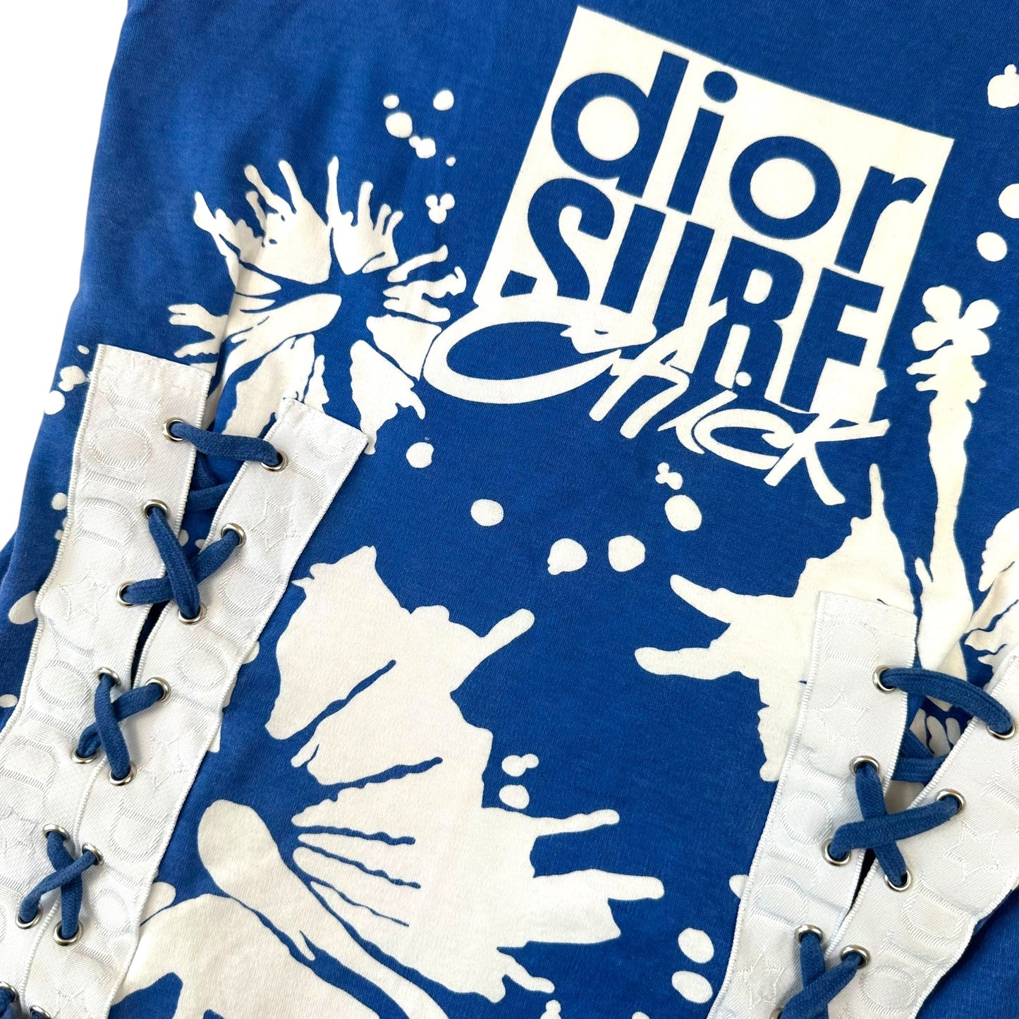 Christian Dior S/S 2004 Blue & White Surf Chick Tank - Outfit Repeater