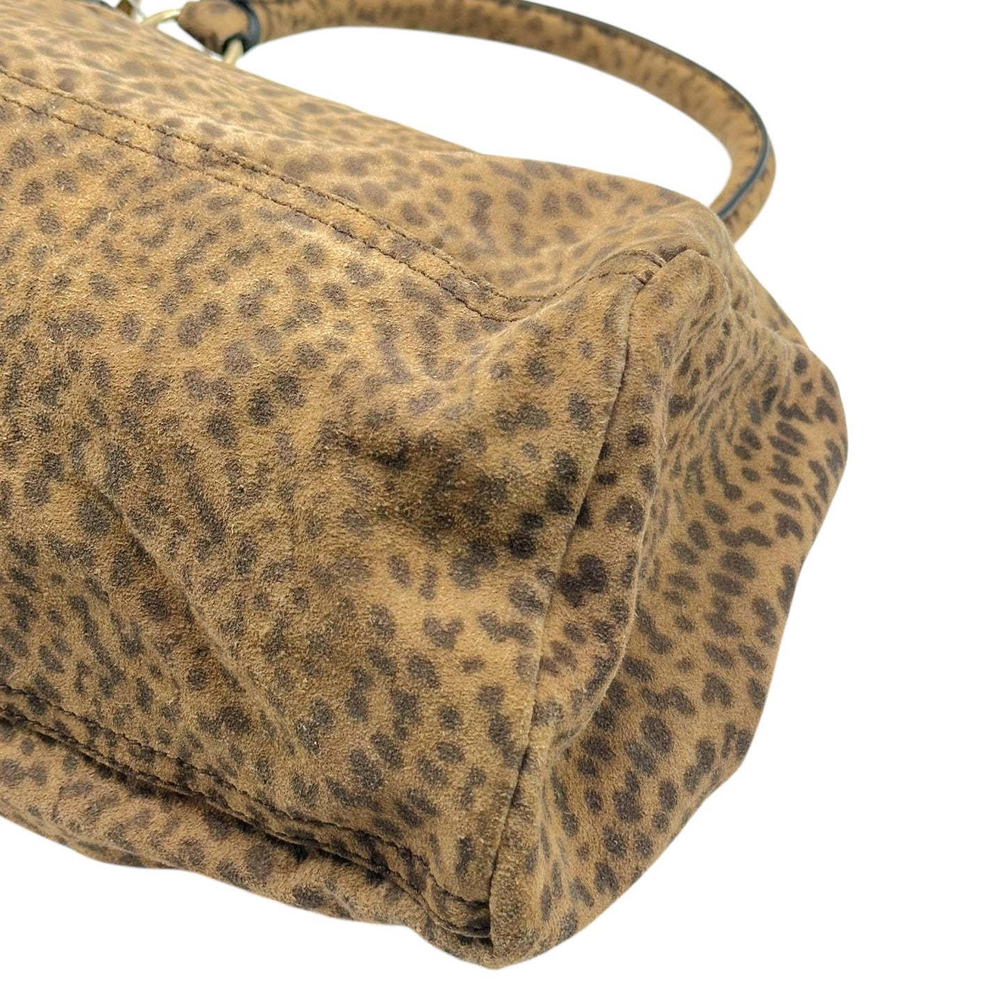 Givenchy Leopard Print Suede Pandora 2-Way Bag