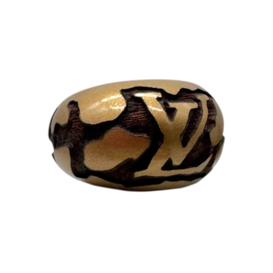 Louis Vuitton Wooden Logo Ring Sz 6 - Outfit Repeater