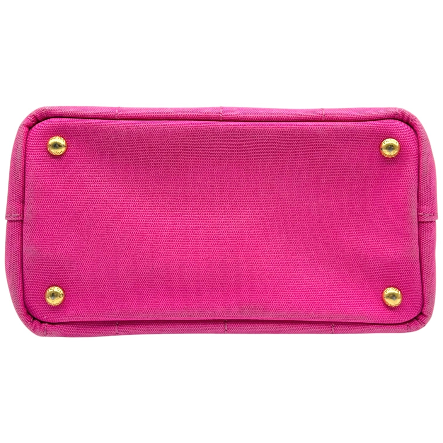 Prada Pink Canvas 2-Way Tote Bag