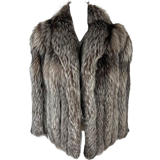 Vintage Saga Fox Silver Fur Coat