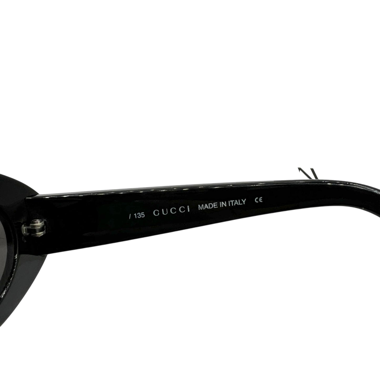 Gucci Green Iridescent & Black Oval Sunglasses 2438/S