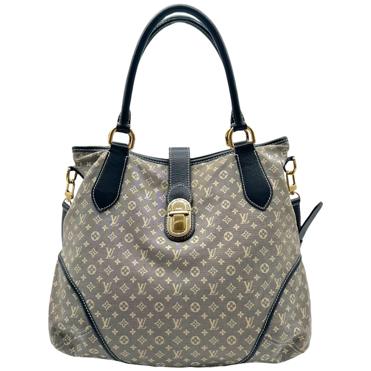 Louis Vuitton Navy Blue Monogram Tote Bag