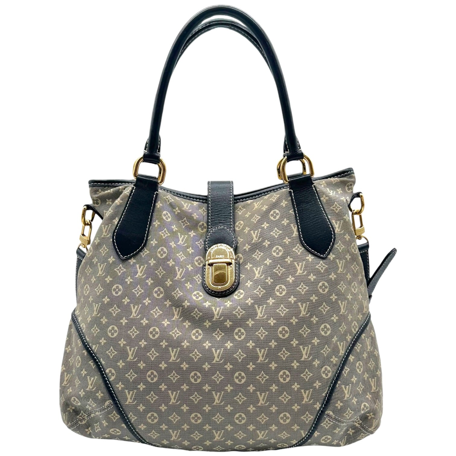 Louis Vuitton Navy Blue Monogram Tote Bag