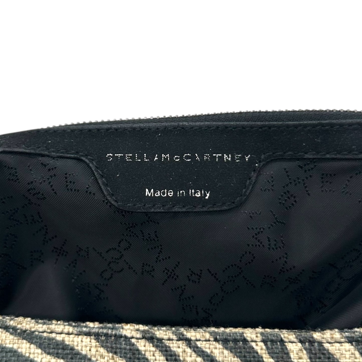 Stella McCartney Zebra Print Canvas Falabella Bag