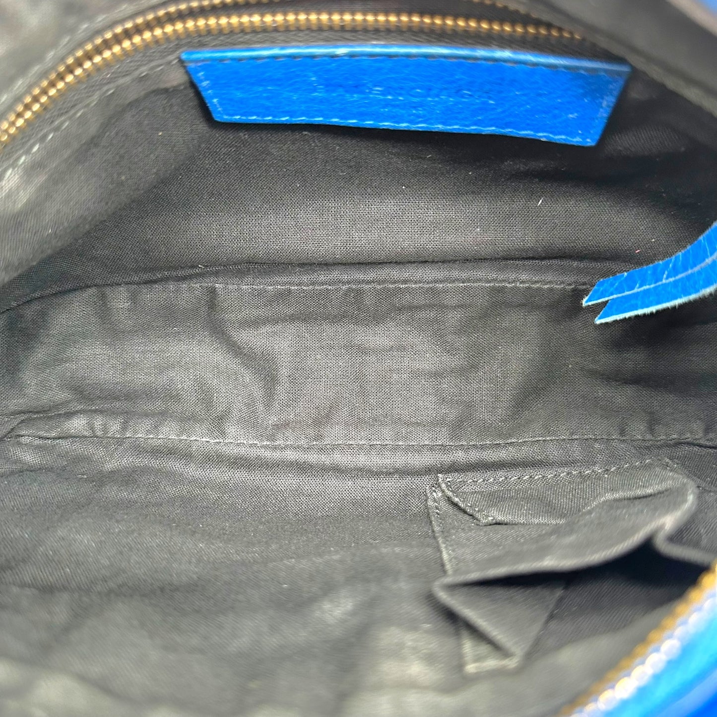 Balenciaga Cobalt Blue Crossbody City Bag