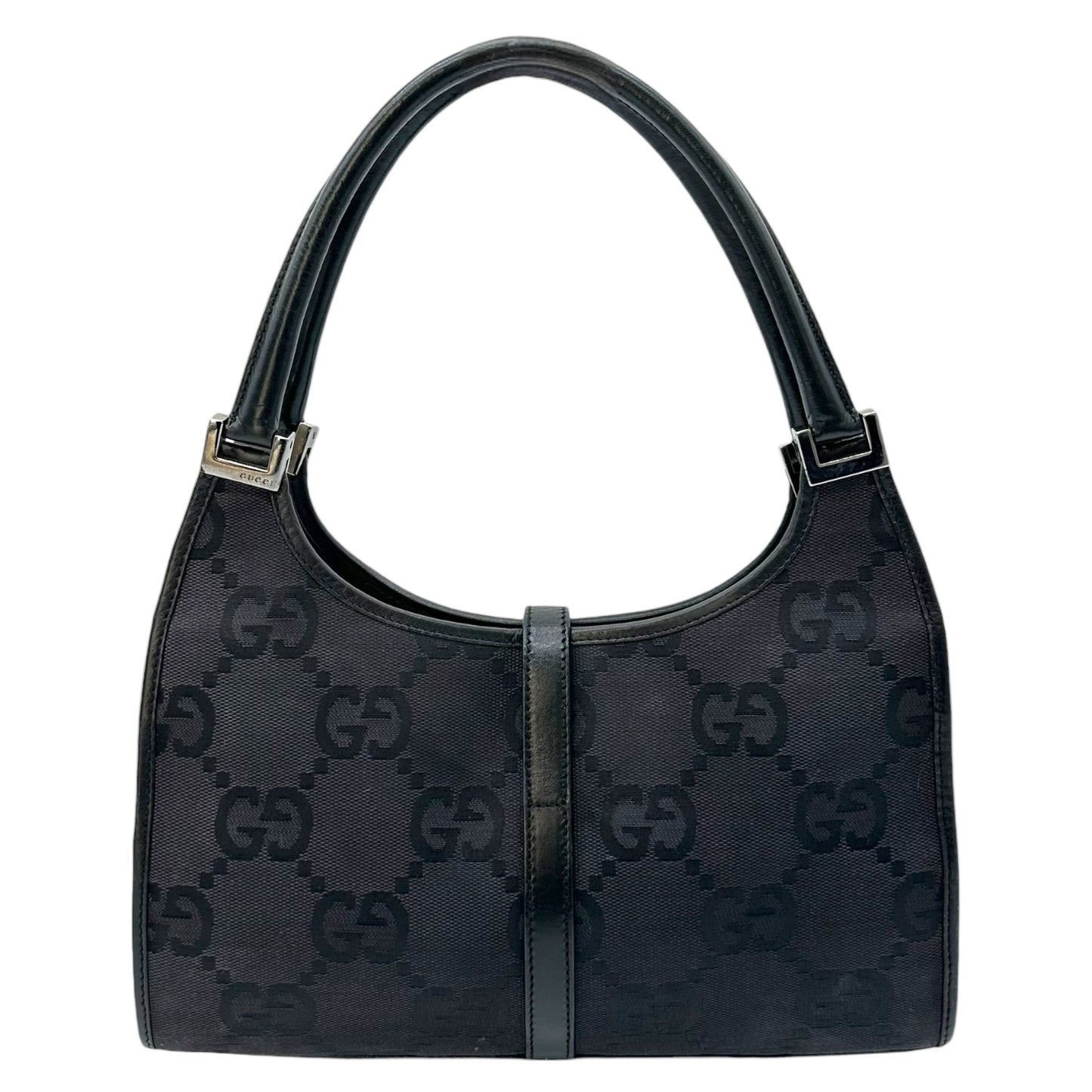 Gucci Black XL Monogram Mini Jackie Bag