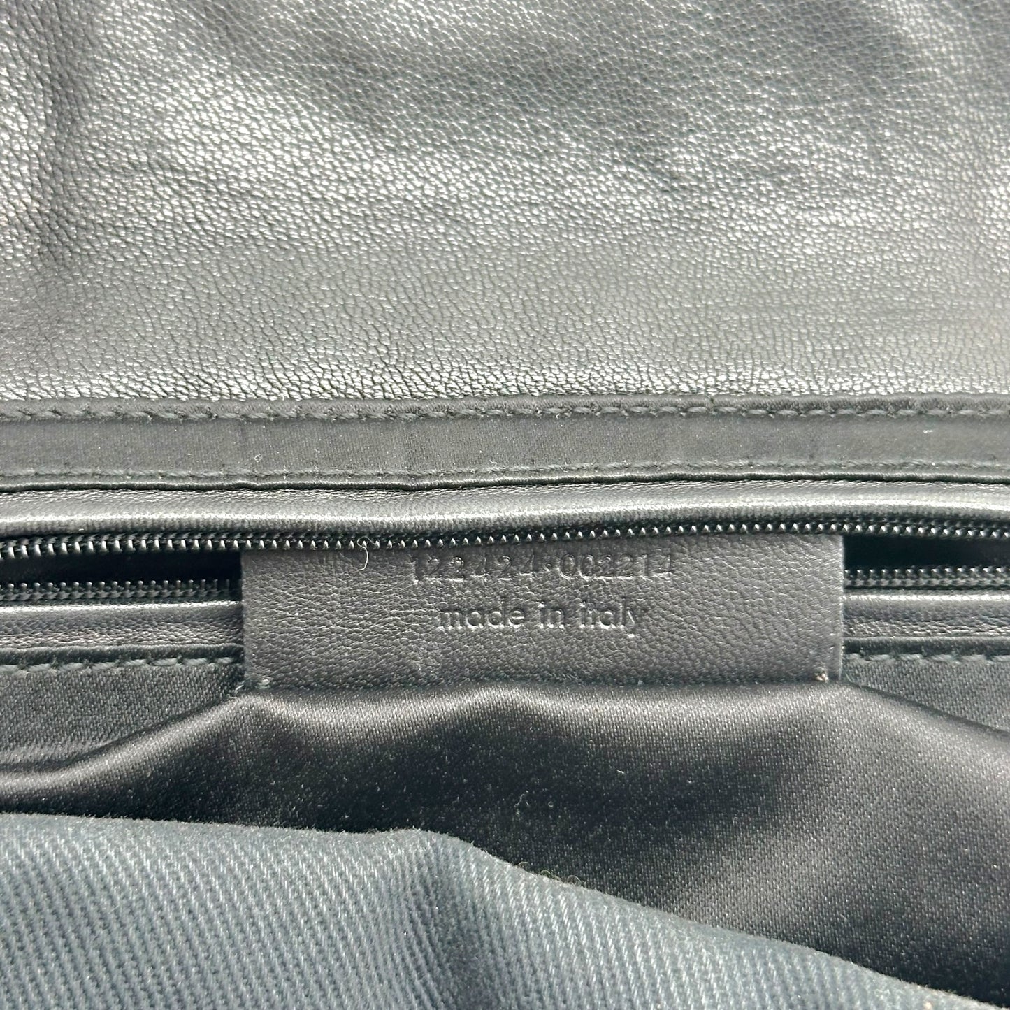 Yves Saint Laurent Rive Gauche by Tom Ford Black Studded Slouchy Shoulder Bag