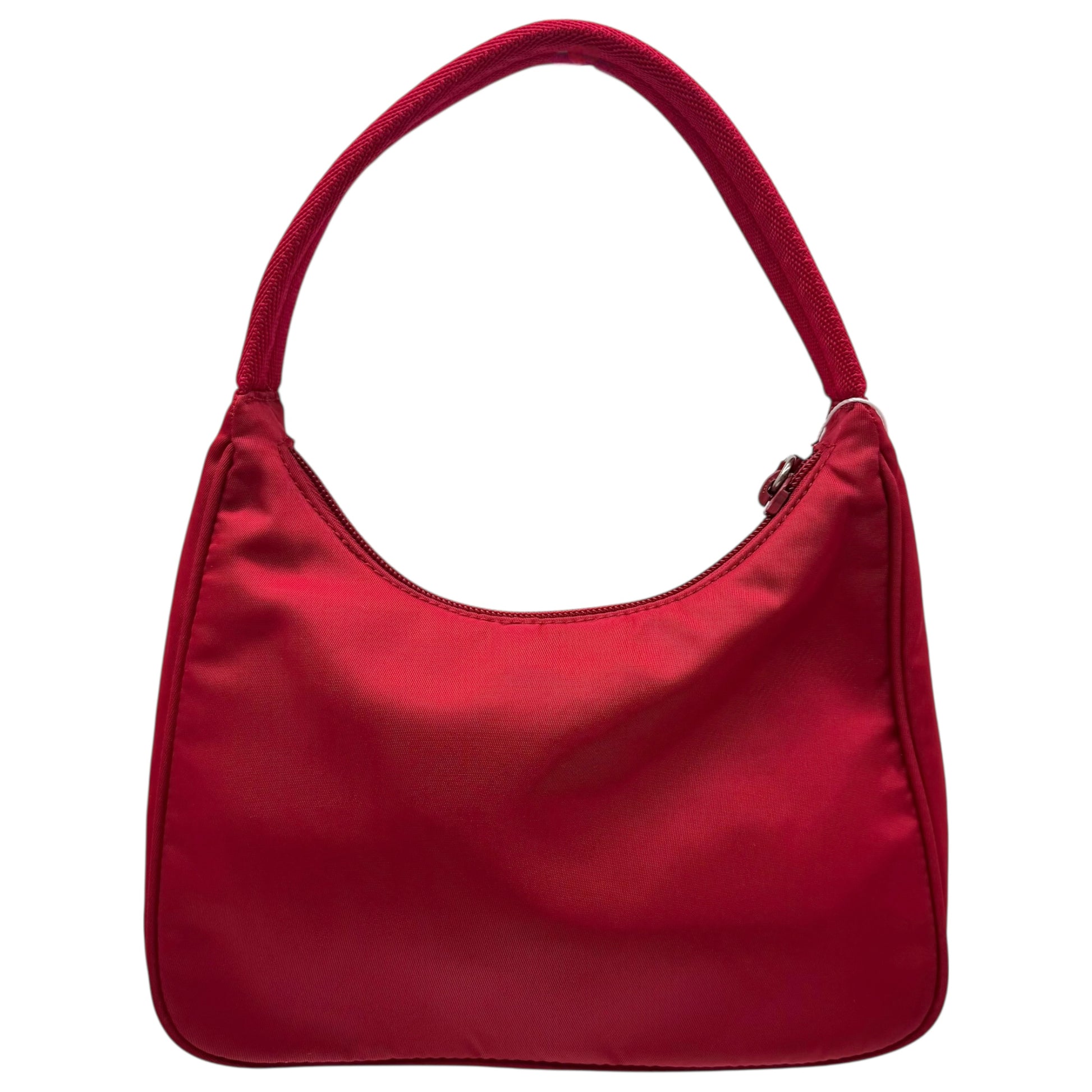 Prada Red Nylon Small Shoulder Bag - Outfit Repeater