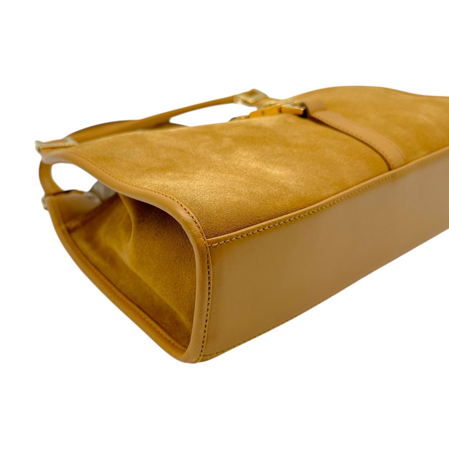 Gucci Tan Suede & Leather Mini Jackie Bag