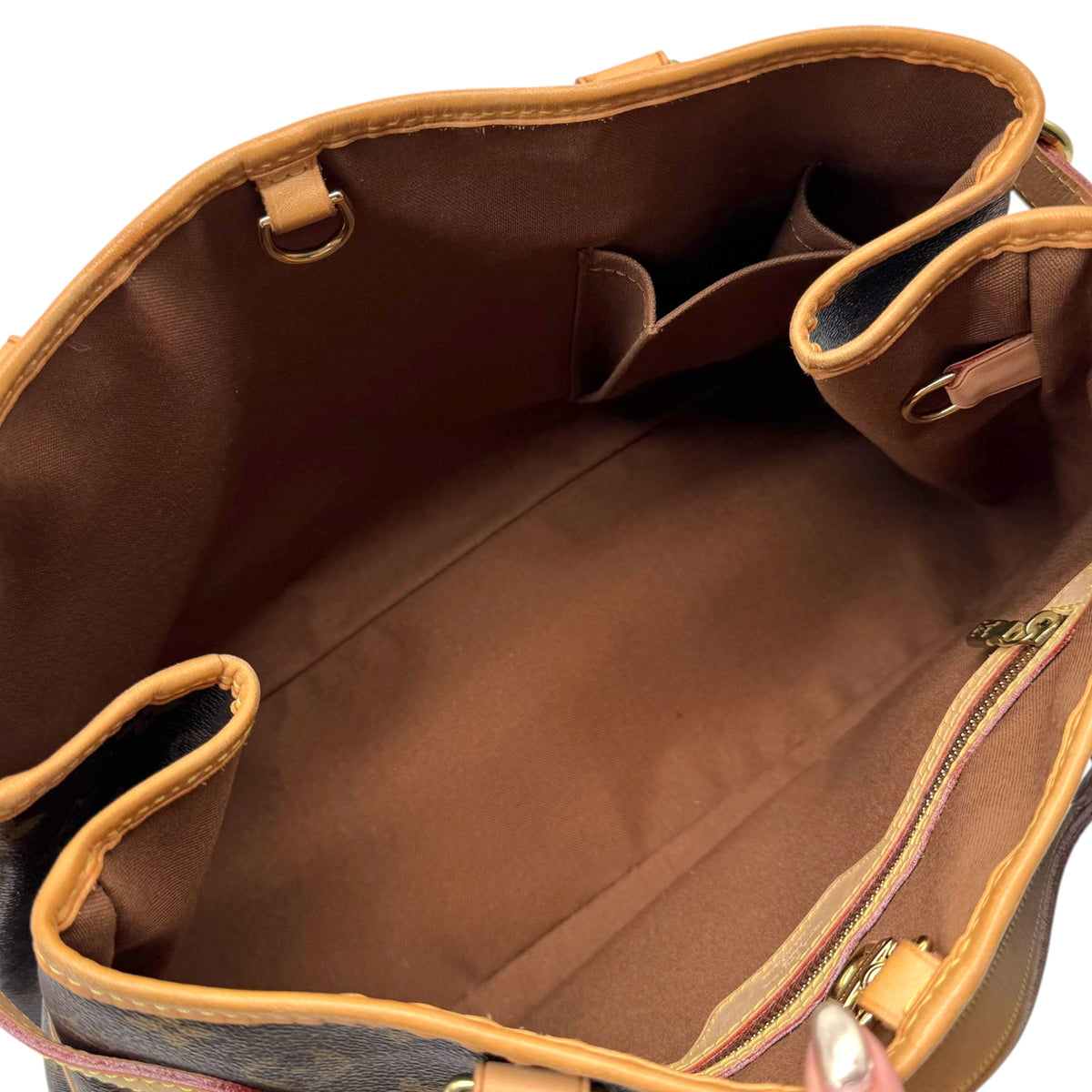 Louis Vuitton Brown Monogram Shoulder Tote Bag