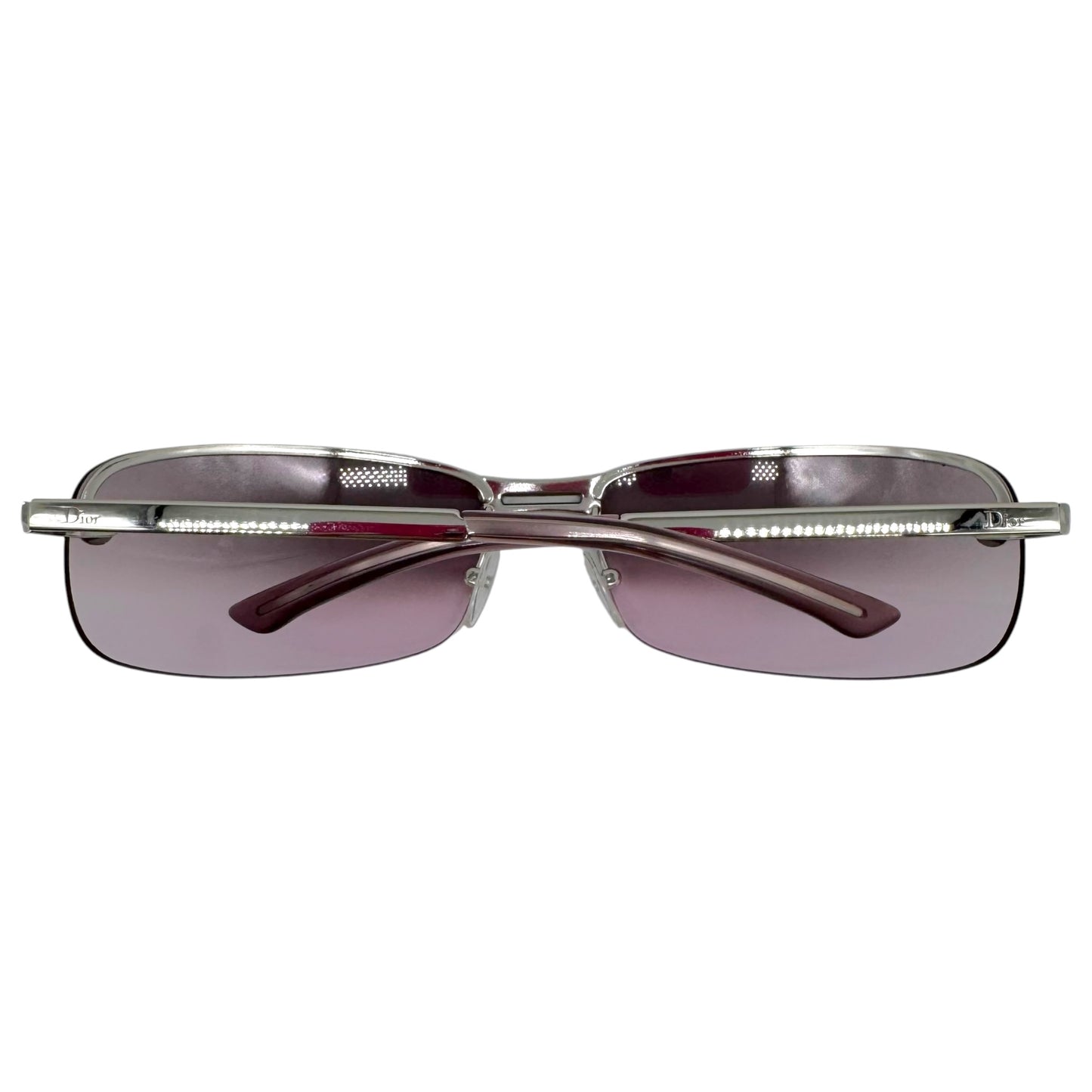 Christian Dior Rimless Gradient Rectangle Sunglasses