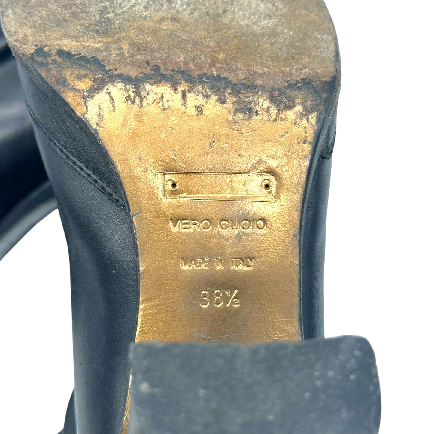 Dolce & Gabbana A/W 2006 Black Leather Heeled 'Western' Boots - Outfit Repeater