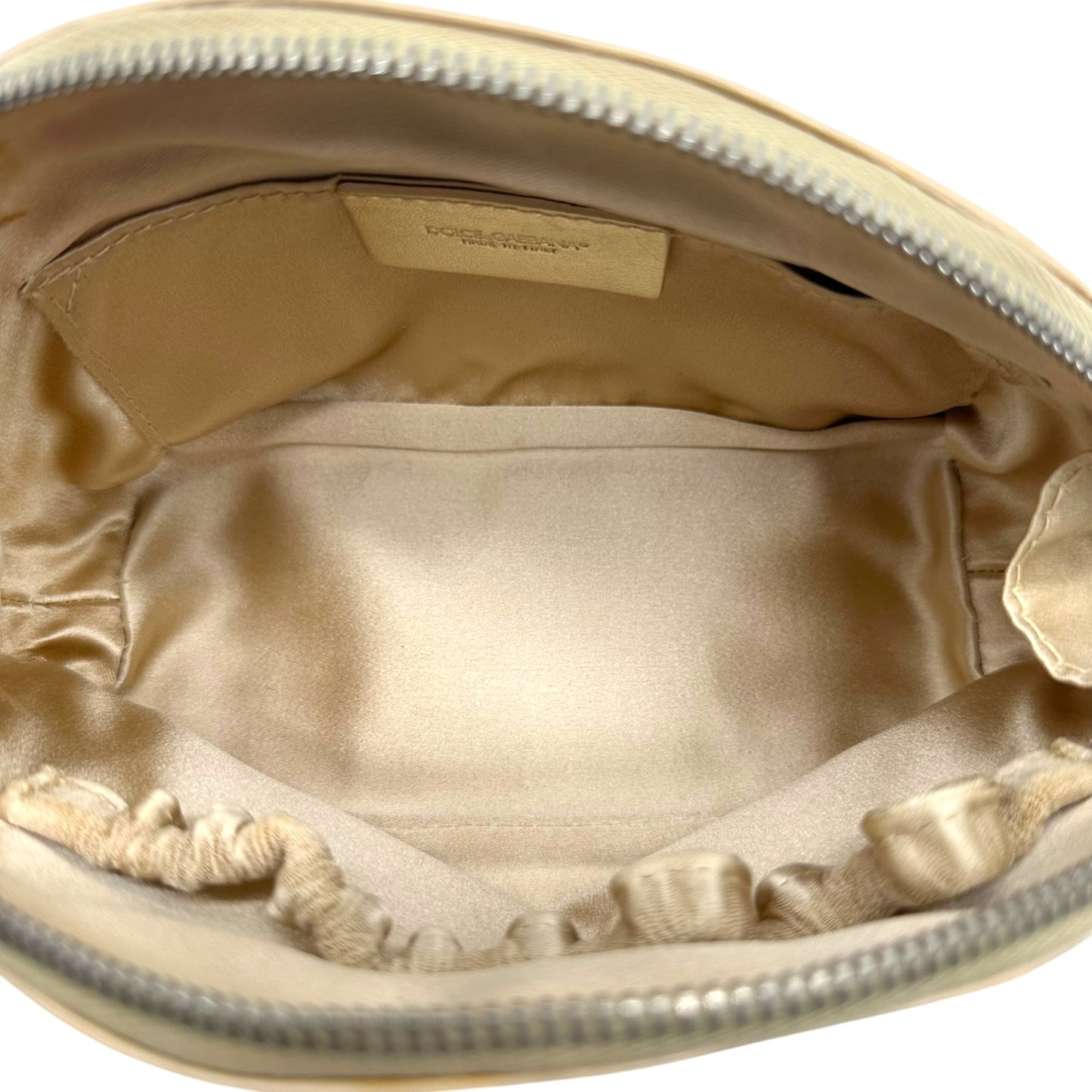 Dolce & Gabbana Gold Python Cosmetic Pouch