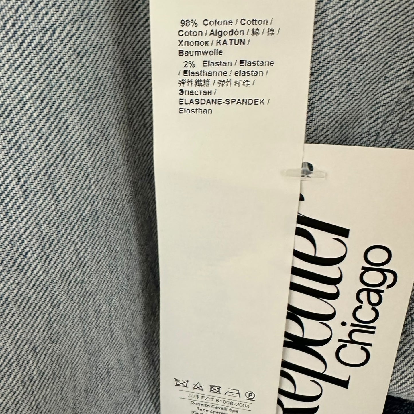 Roberto Cavalli Denim Jacket w/ Fringe Back - Outfit Repeater