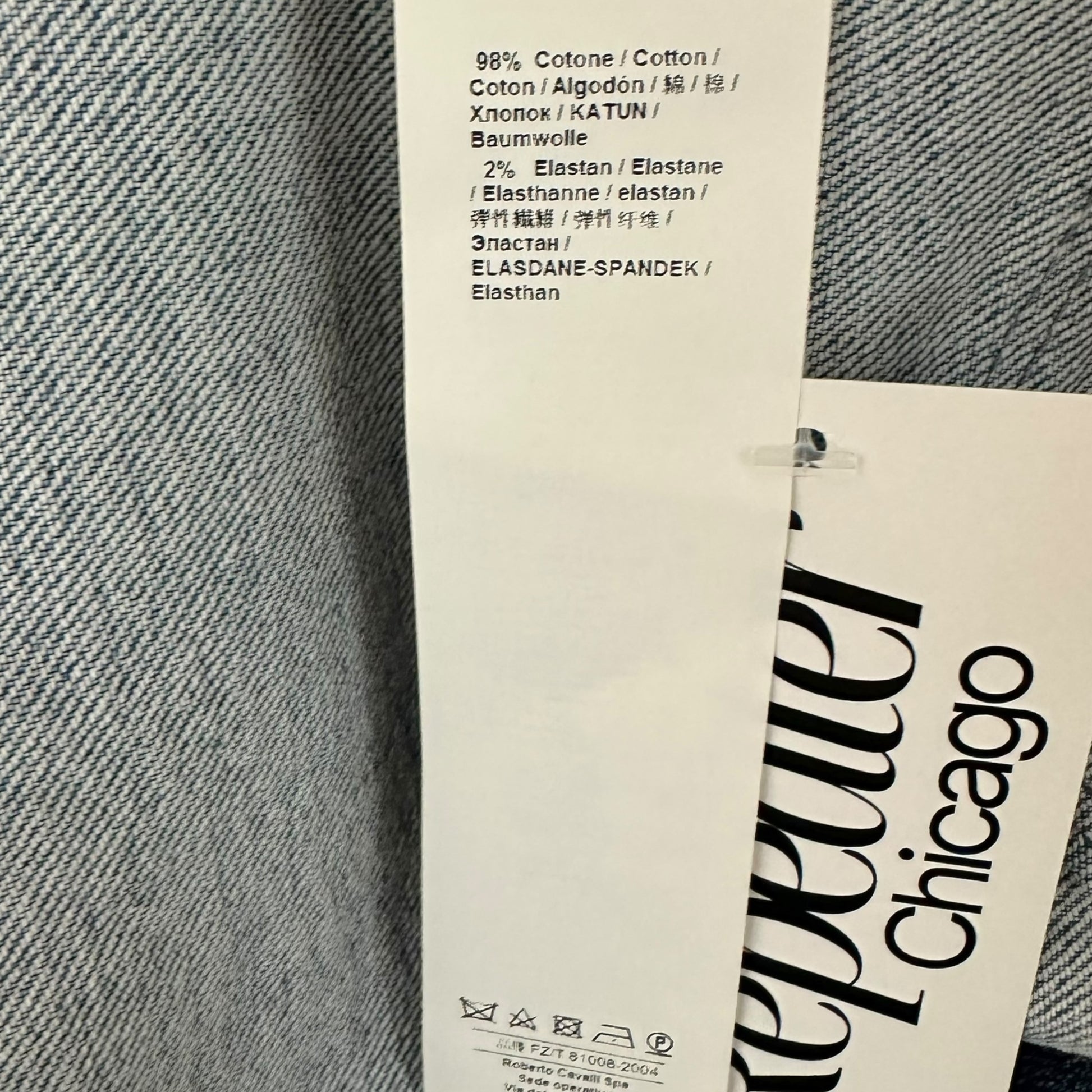 Roberto Cavalli Denim Jacket w/ Fringe Back - Outfit Repeater