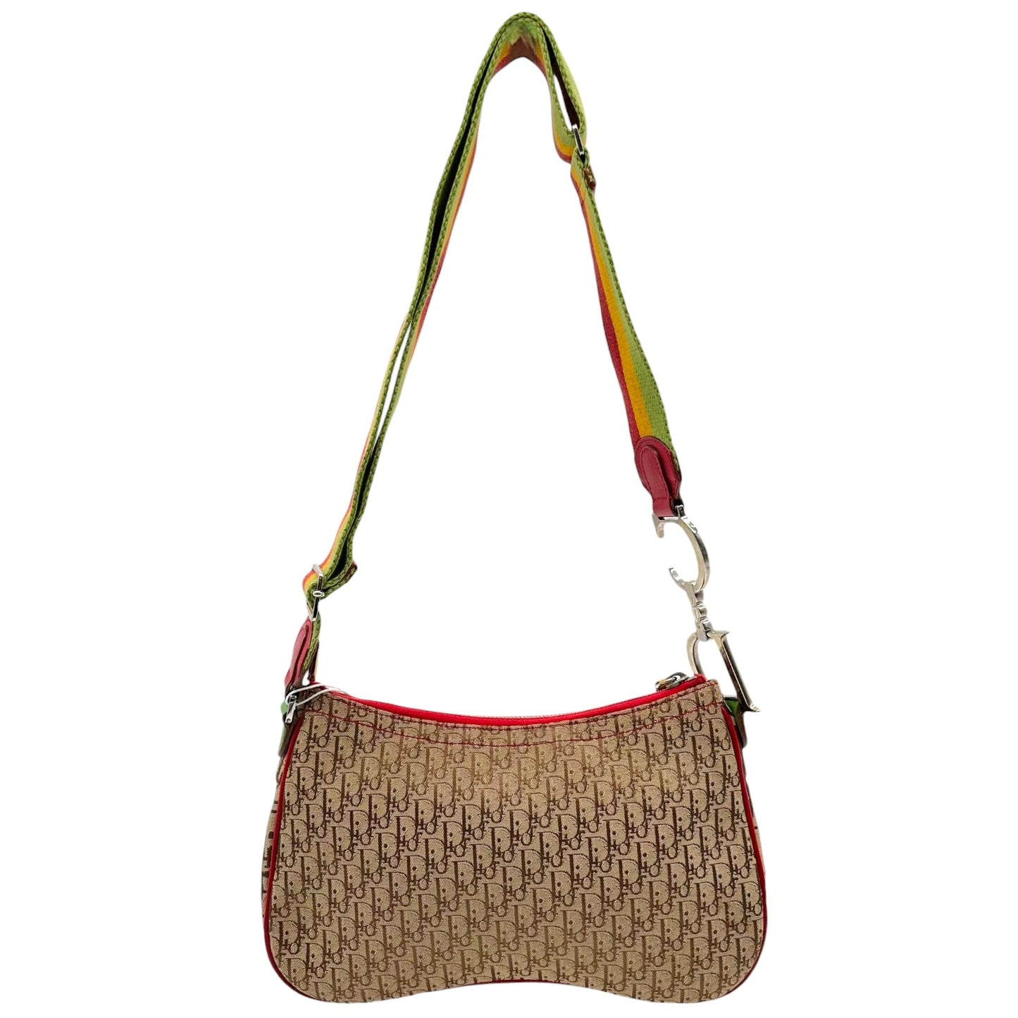 Christian Dior Crossbody Saddle Bag Rasta Monogram