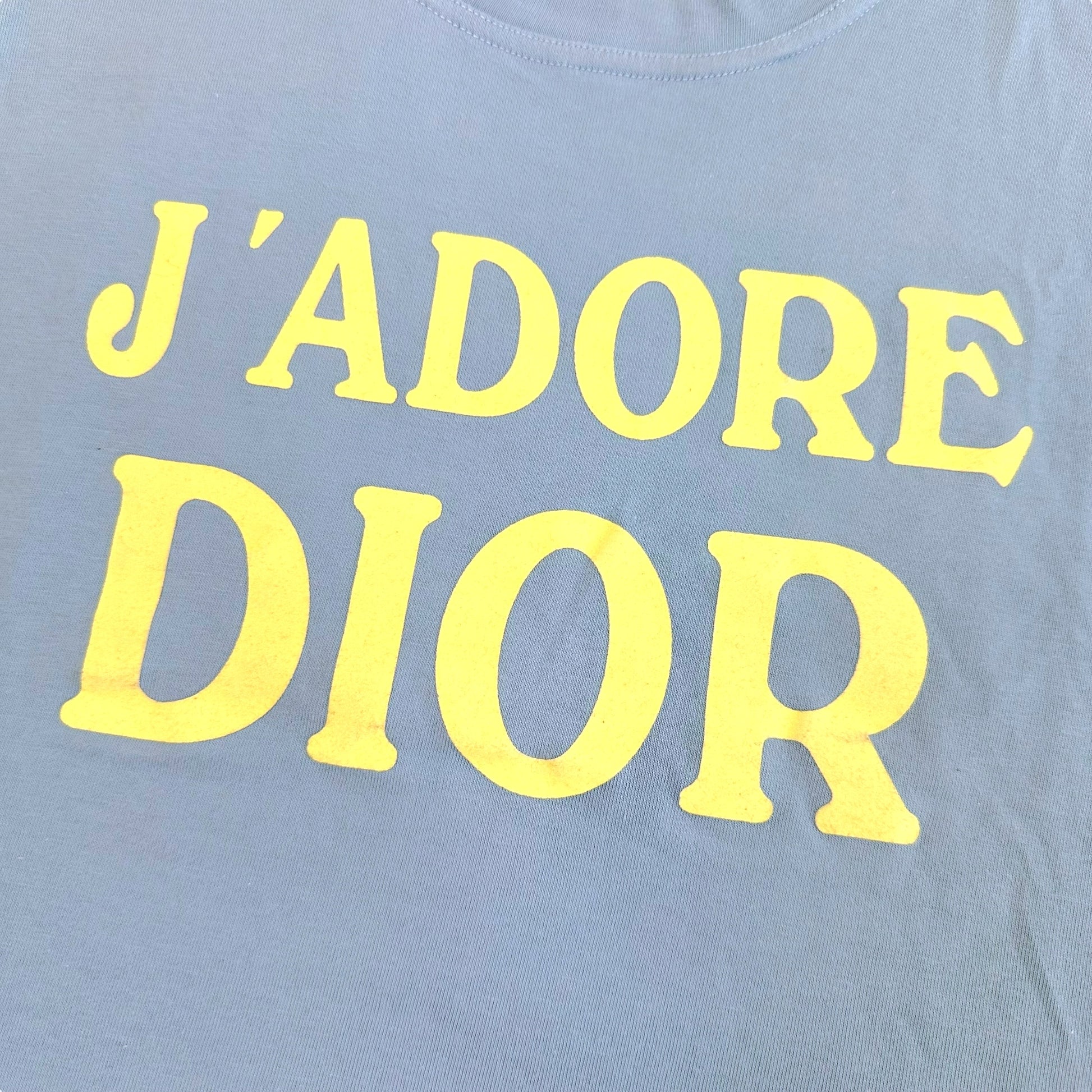 Christian Dior J'Adore Dior Blue & Yellow Tank Top - Outfit Repeater