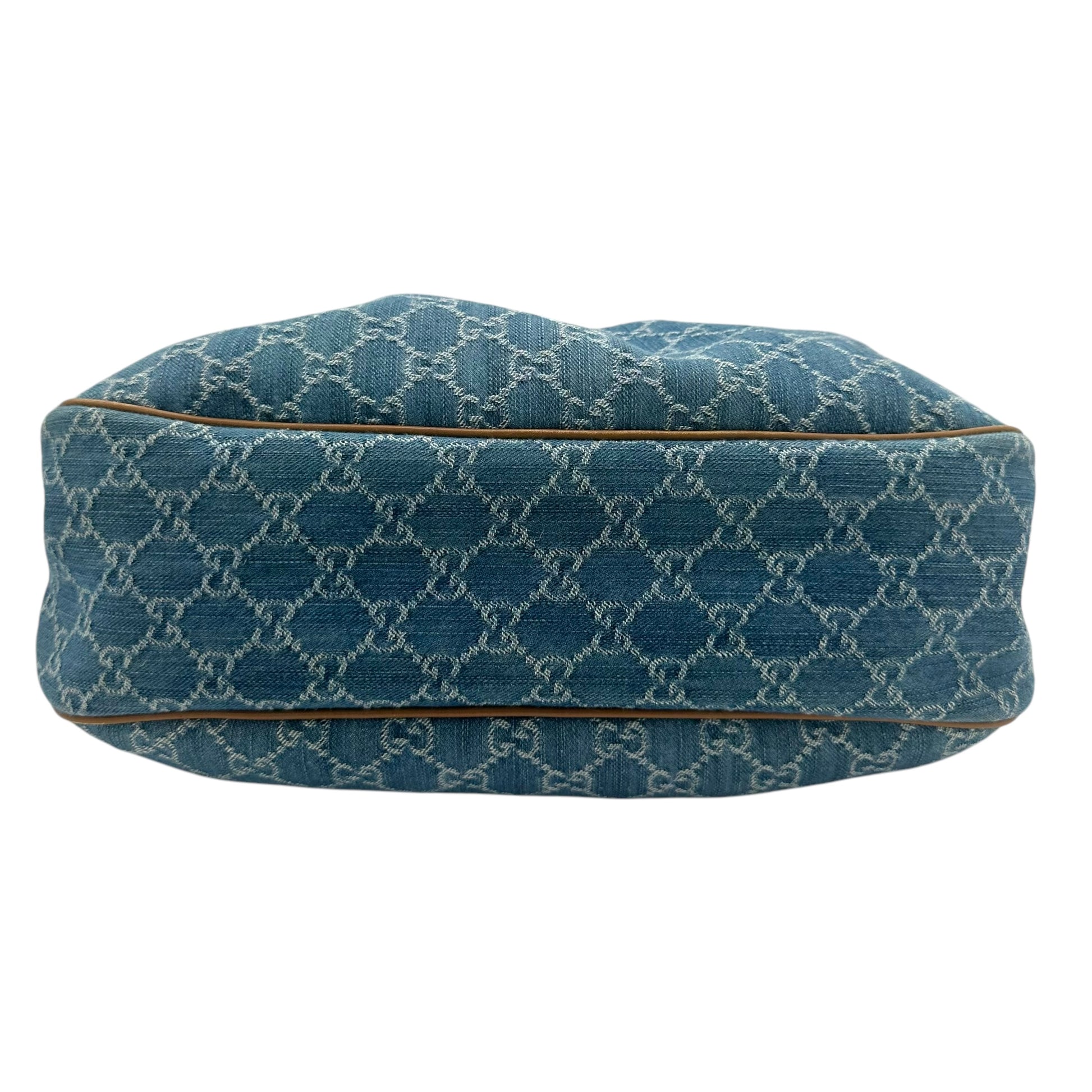 Gucci Denim Monogram Sukey Hobo Bag - Outfit Repeater