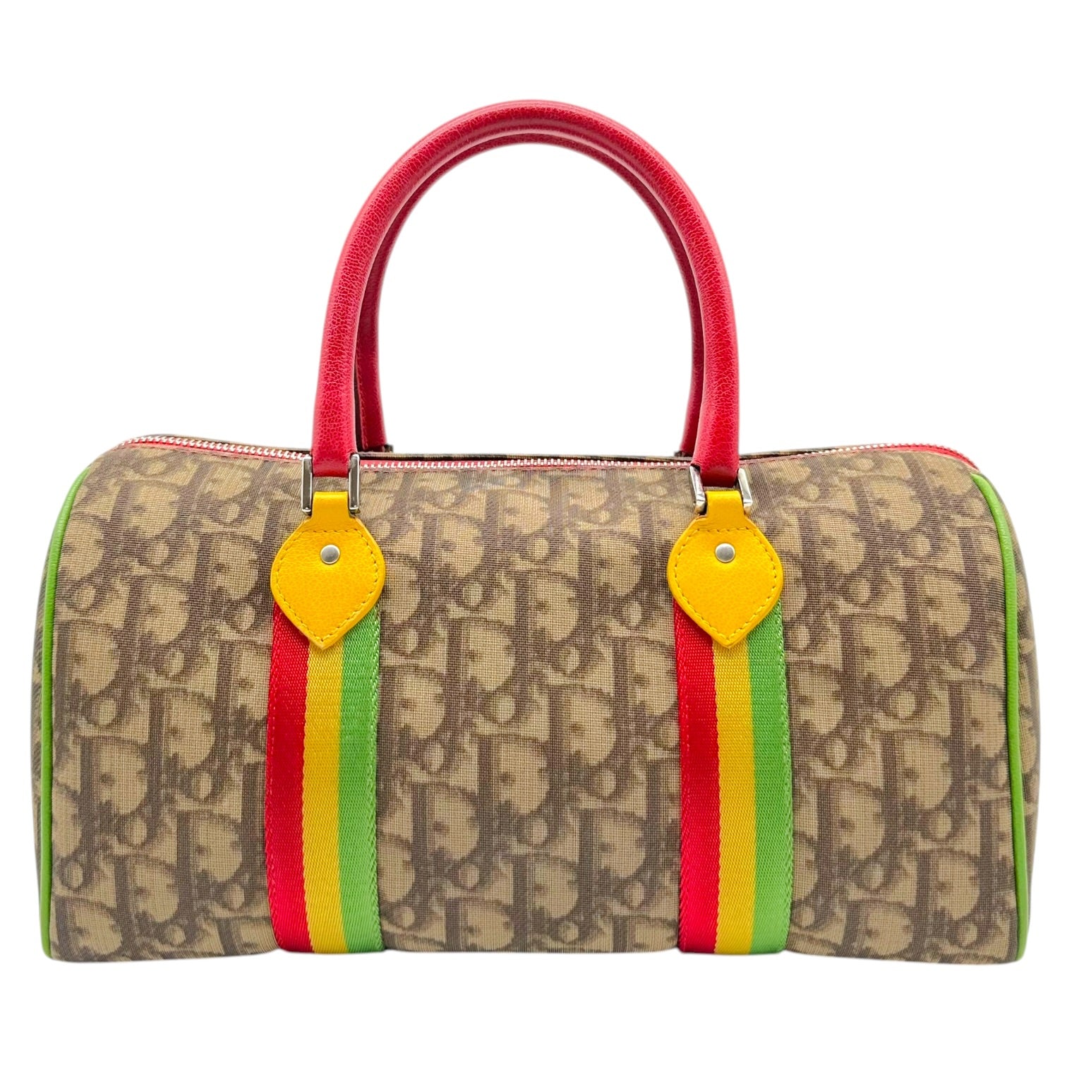 Christian Dior East-West Bowler Bag Brown Monogram