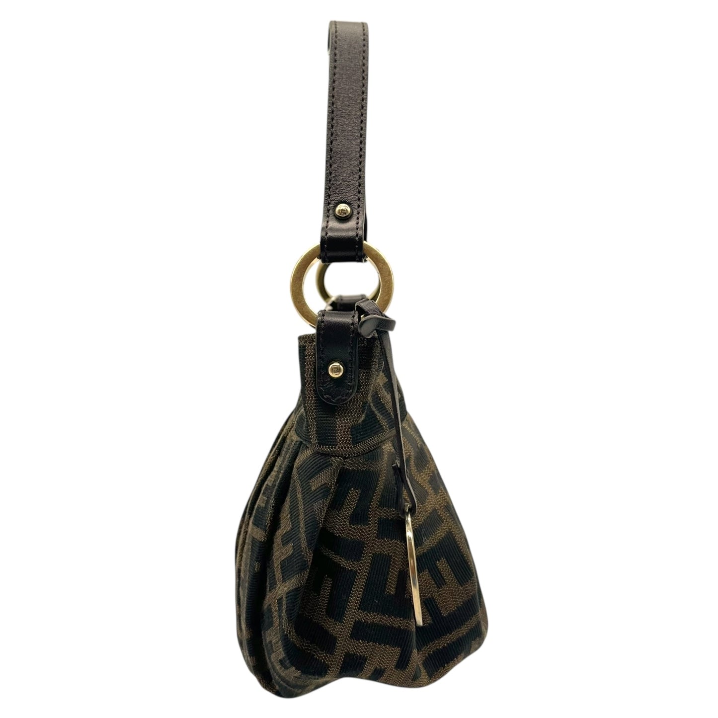 Fendi Brown Zucca Monogram Micro Chef Bag - Outfit Repeater