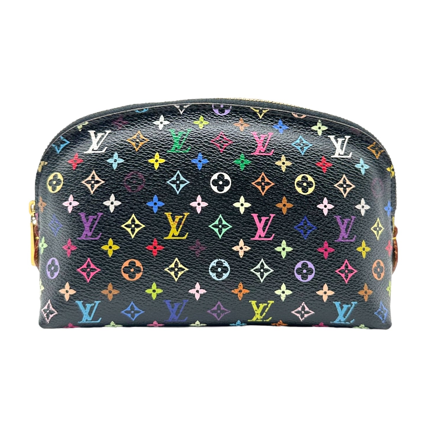 Louis Vuitton Black Multicolor Murakami Cosmetic Bag