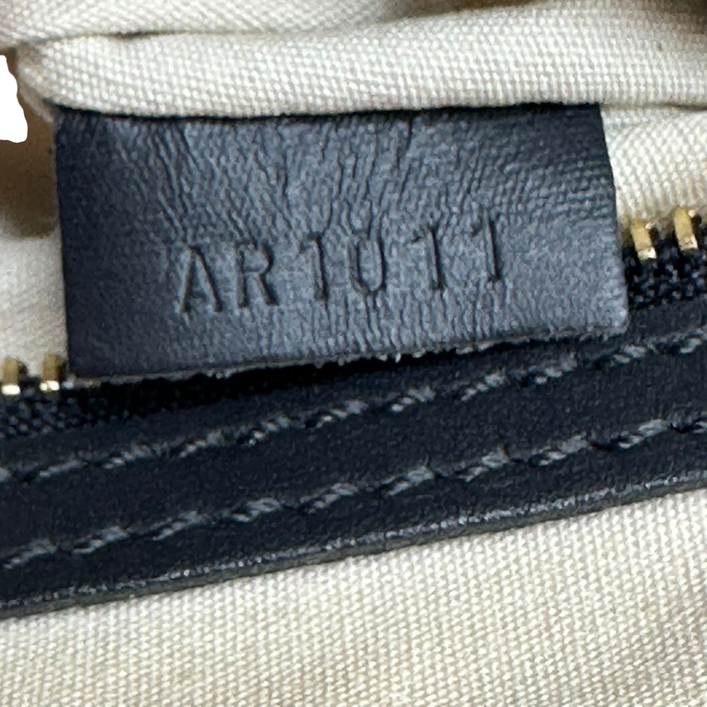 Louis Vuitton Navy Blue Lin Monogram East West Alma Bag - Outfit Repeater