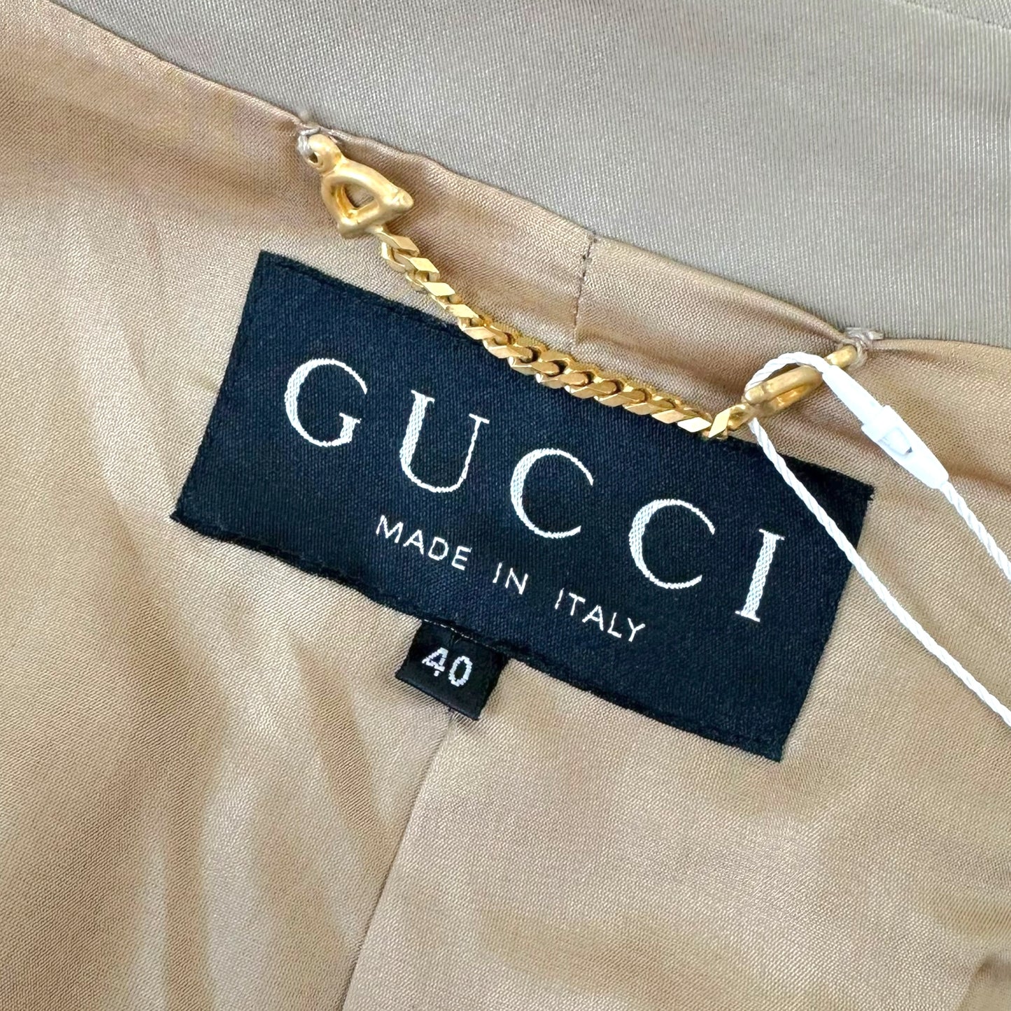 Gucci by Tom Ford 1994 Oversized Khaki Trench Coat