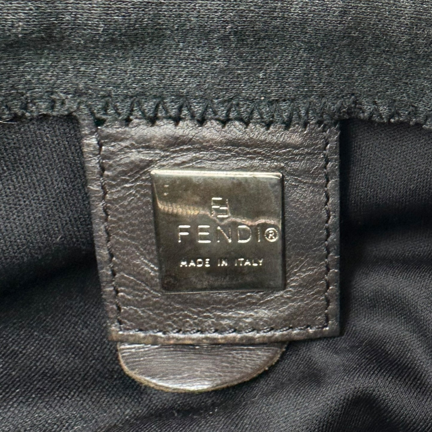 Fendi Gray Jersey Baguette Bag - Outfit Repeater