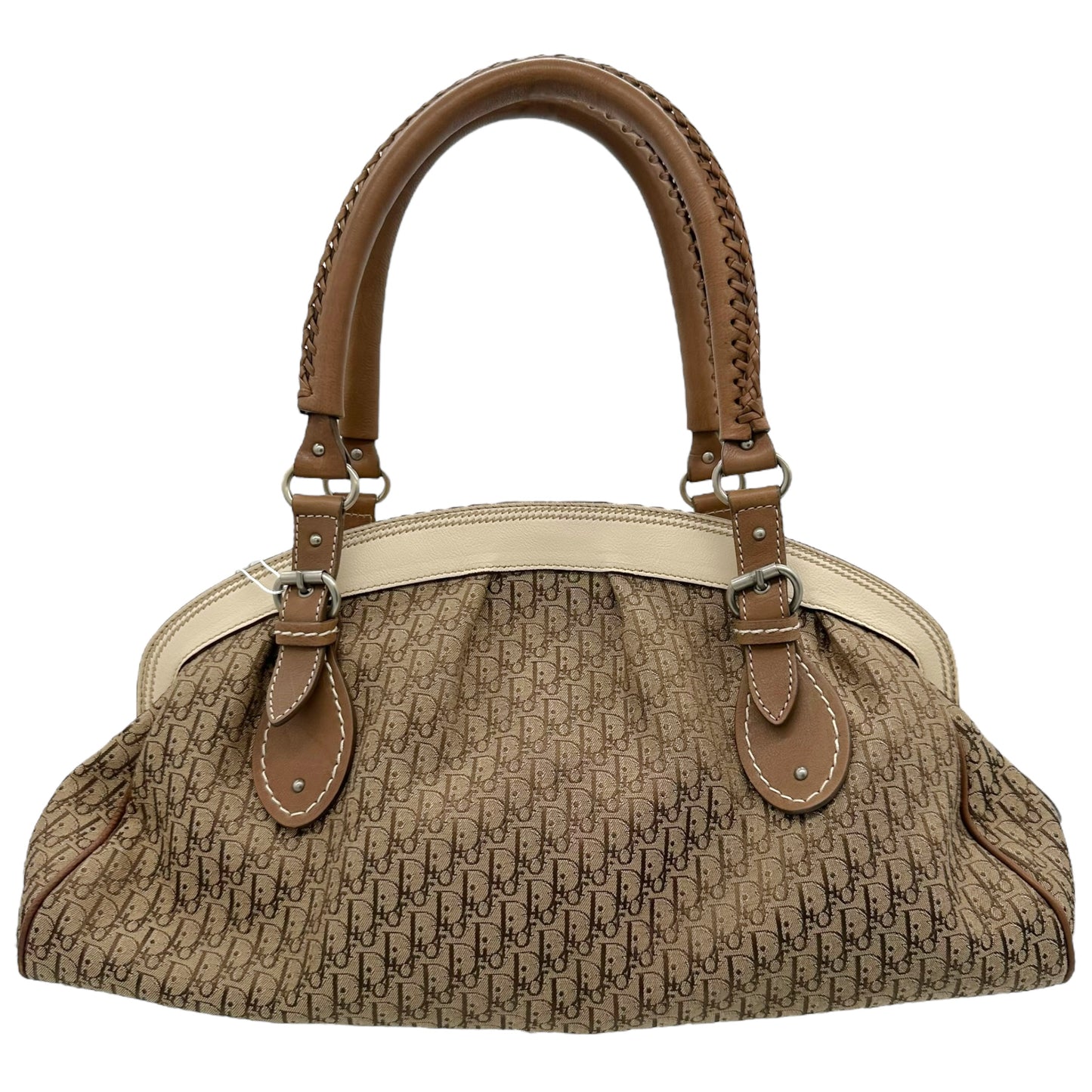 Christian Dior Tan Monogram Canvas Shoulder Bag - Outfit Repeater