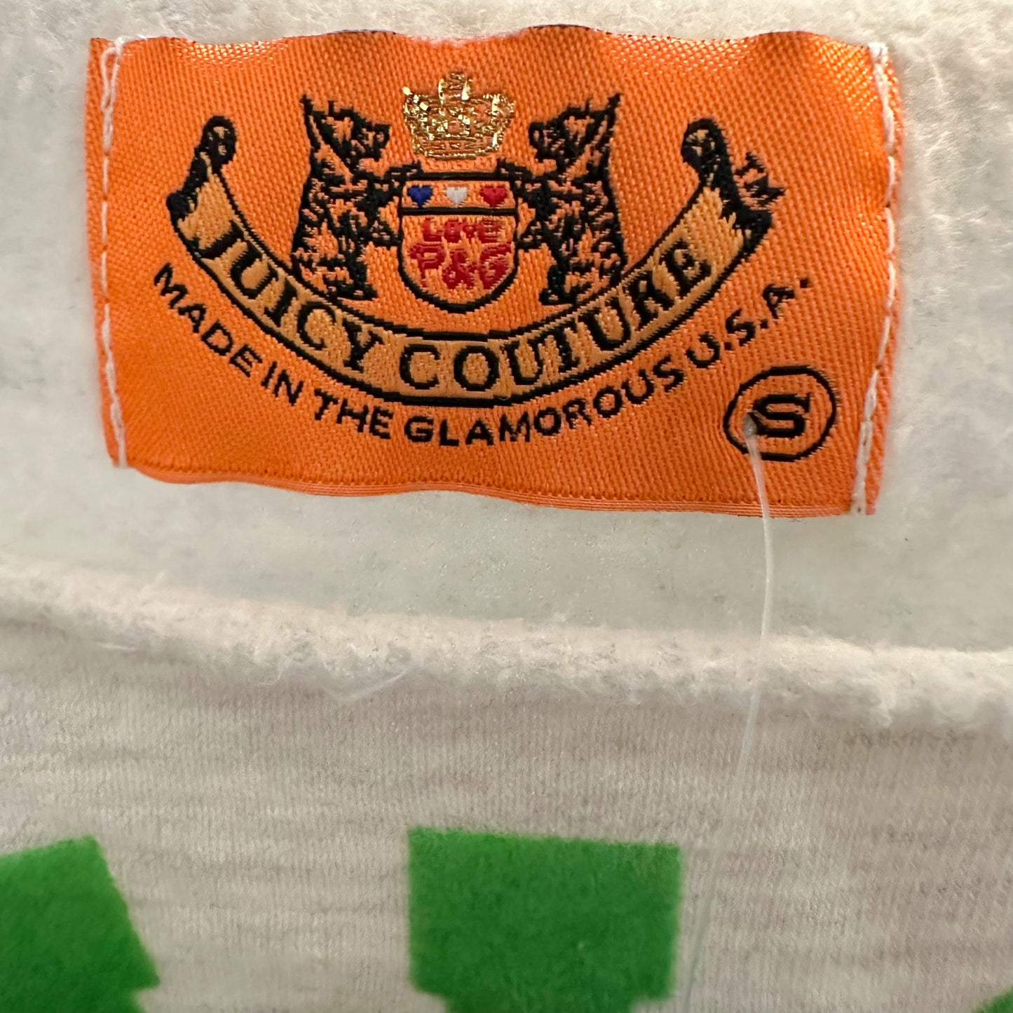 Juicy Couture Hibiscus Graphic Off Shoulder T-Shirt